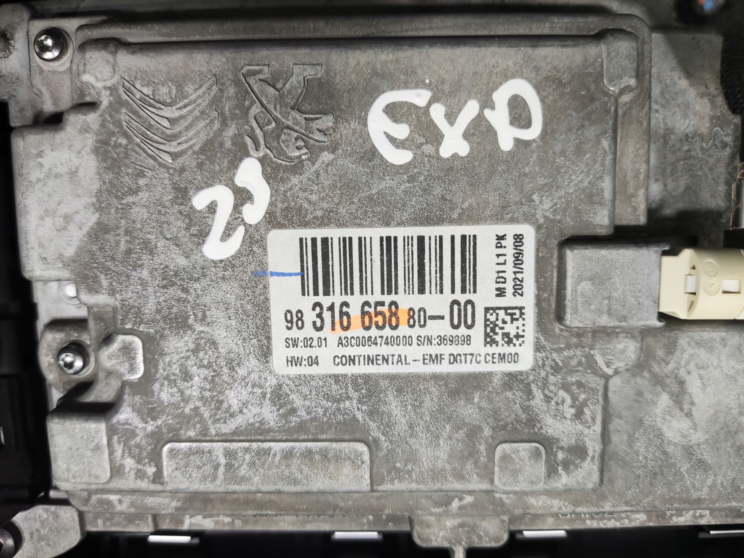DISPLEJ RADIA NAVIGACIE CITROEN JUMPY EXPERT III 9831665880 16-23