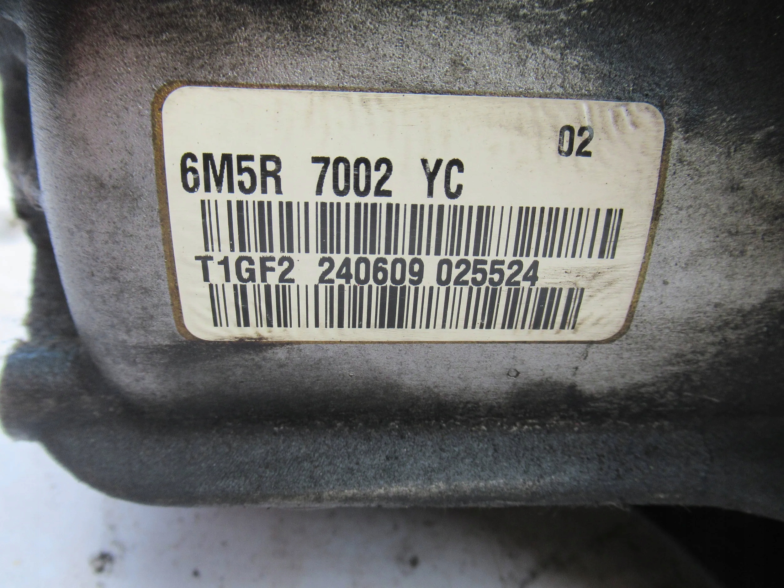 PREVODOVKA 6M5R7002YC 1.6 CITD MAZDA 3 BL