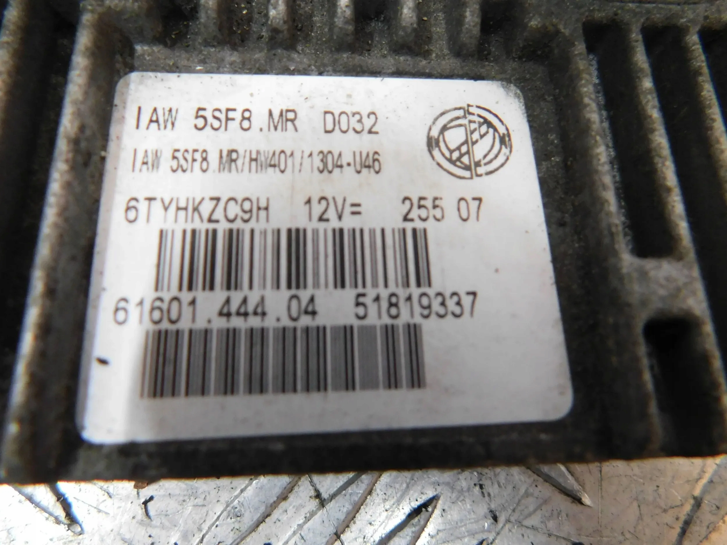 RIADIACA JEDNOTKA MOTORA FIAT 500 1.2 51819337