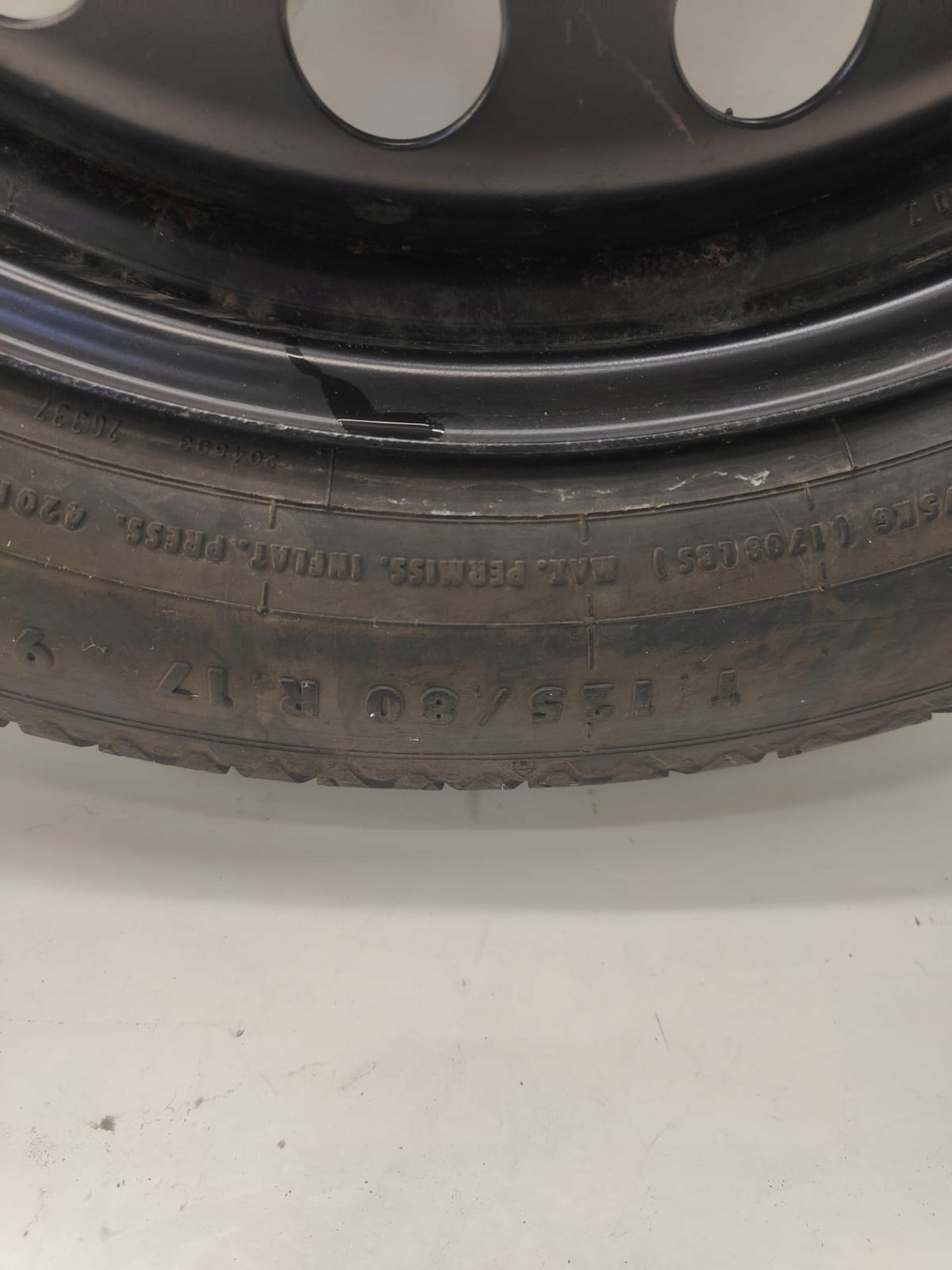 Volvo s80 II v70 III REZERVA DOJAZDOVÉ KOLESO continental 125/80 r17 2170805