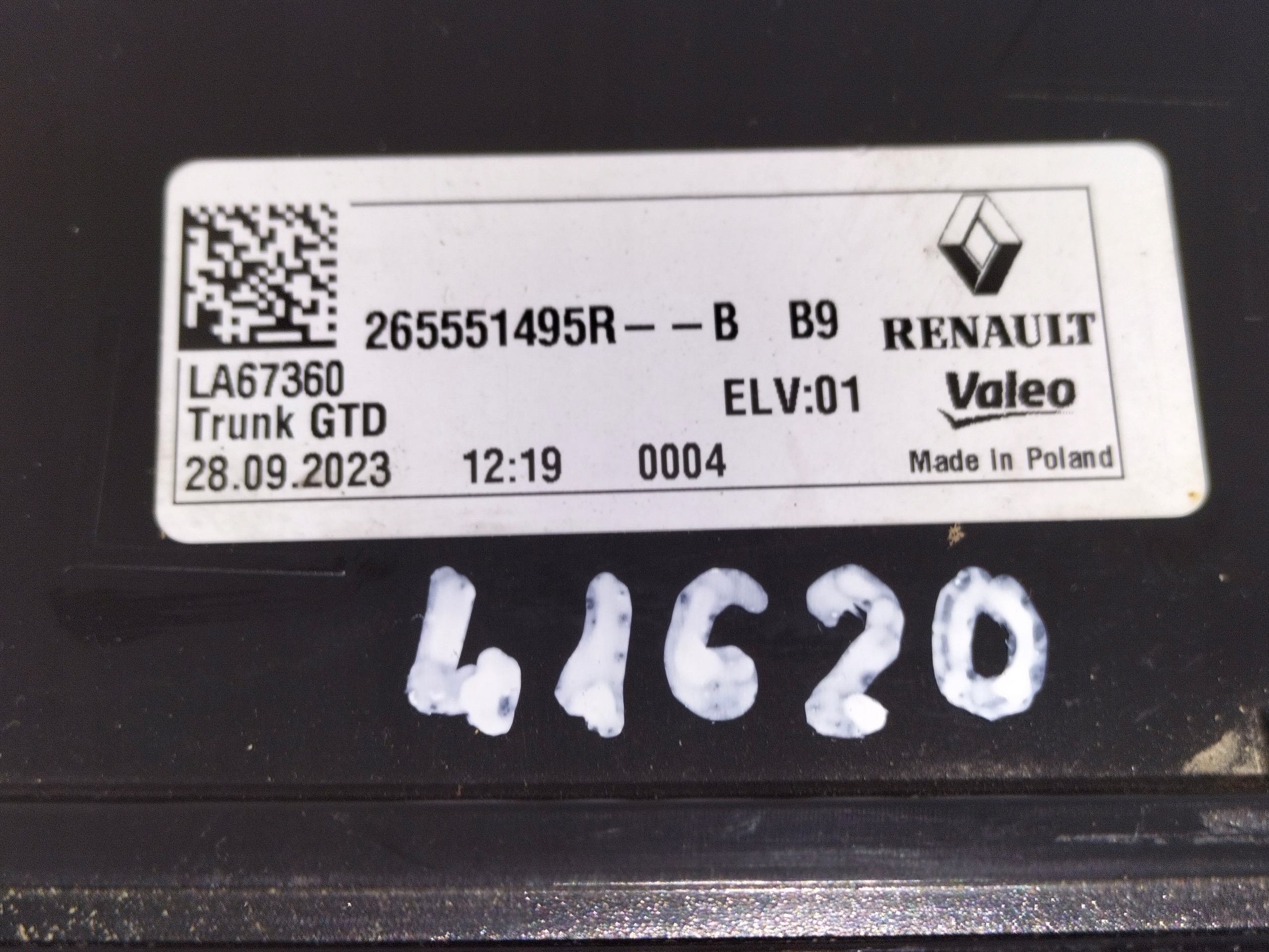 LAVE ZADNE SVETLO RENAULT SCENIC V E-TECH 24-