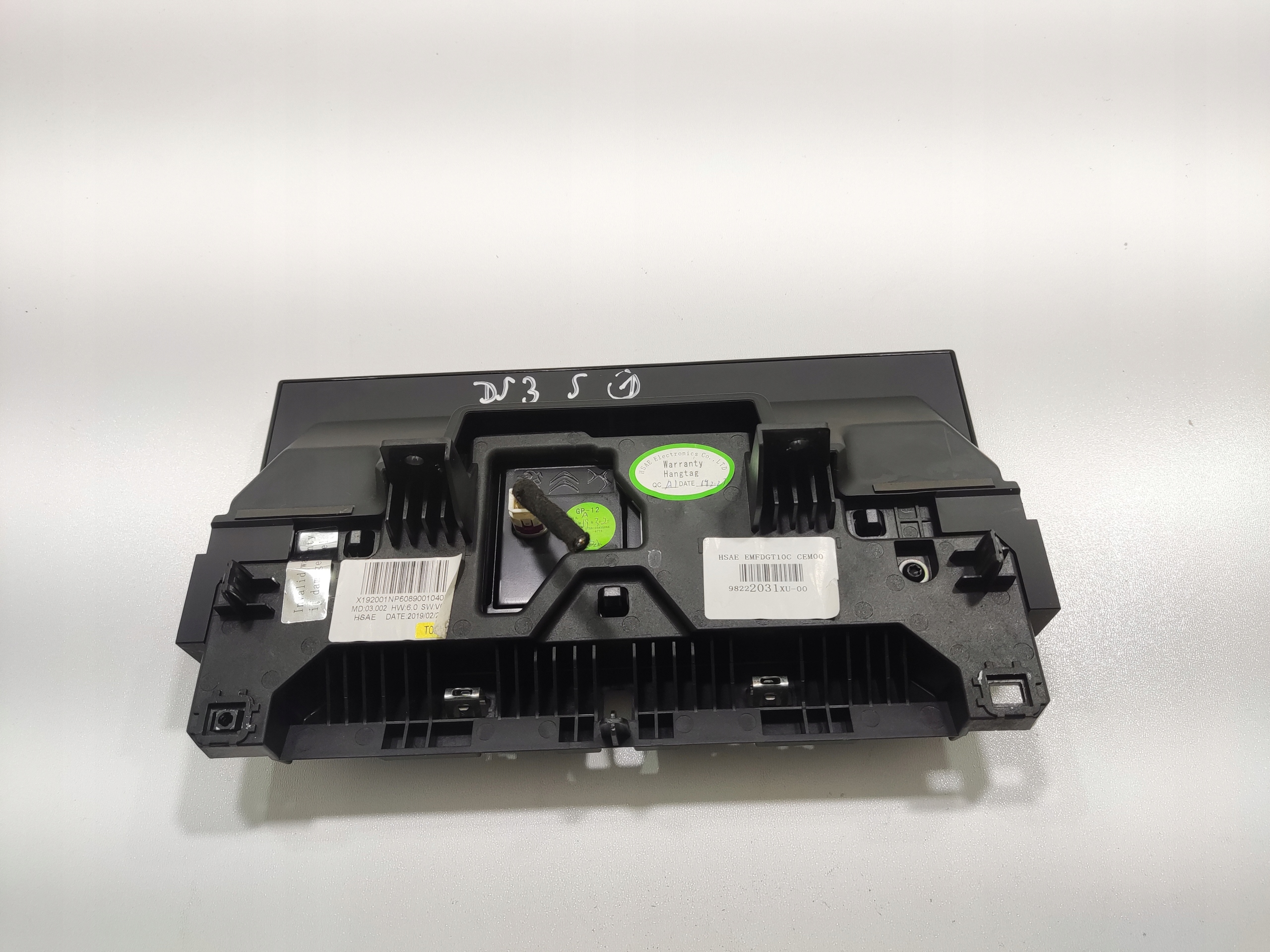 DISPLEJ RADIA NAVIGACIE CITROEN DS3 DS 3 CROSSBACK 98222031XU
