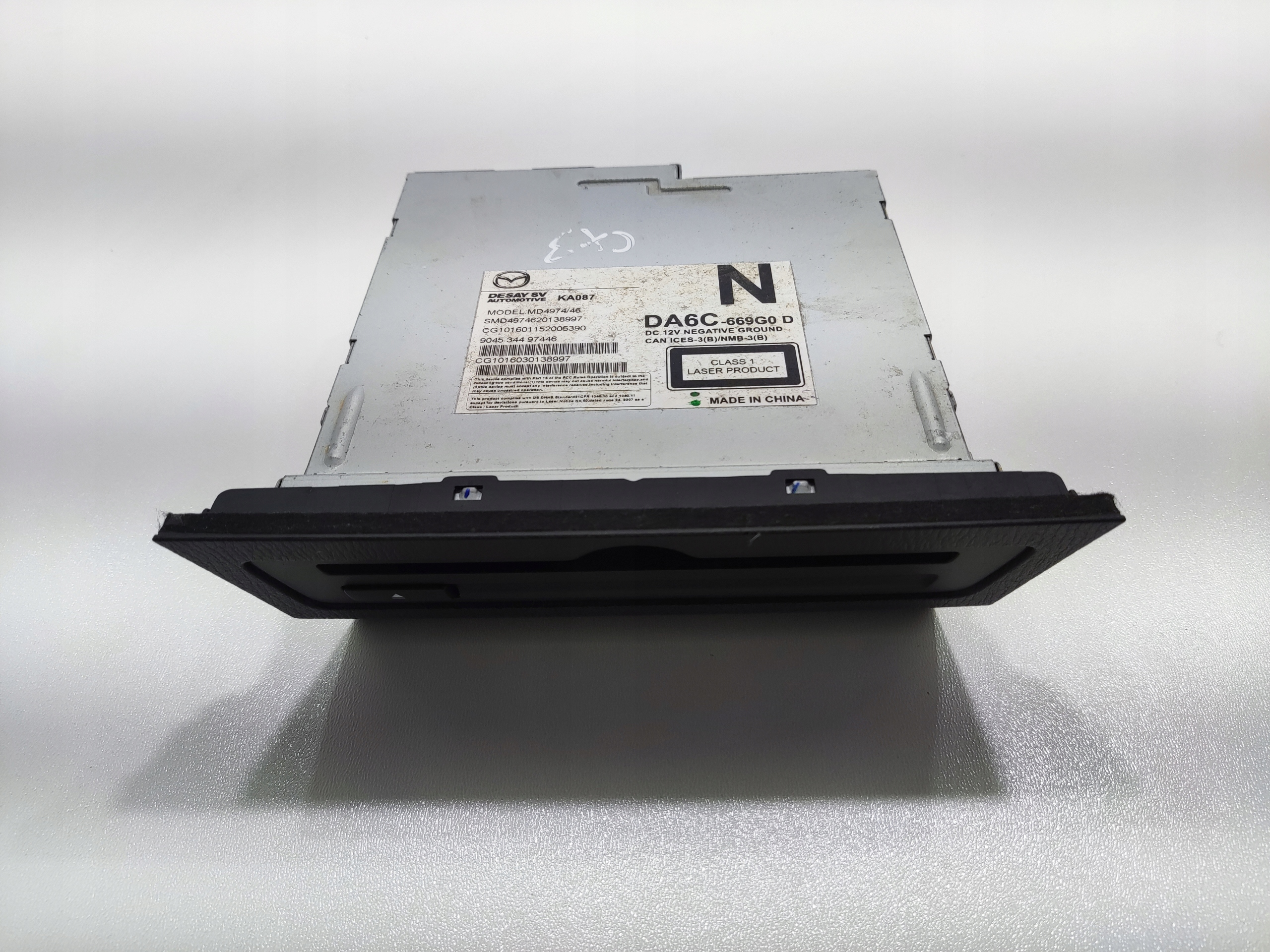 ČÍTAČKA PREHRAVAC PŁYT CD NAVIGACIE MAZDA CX-3 CX3 DA6C-669G0D 2015-2018