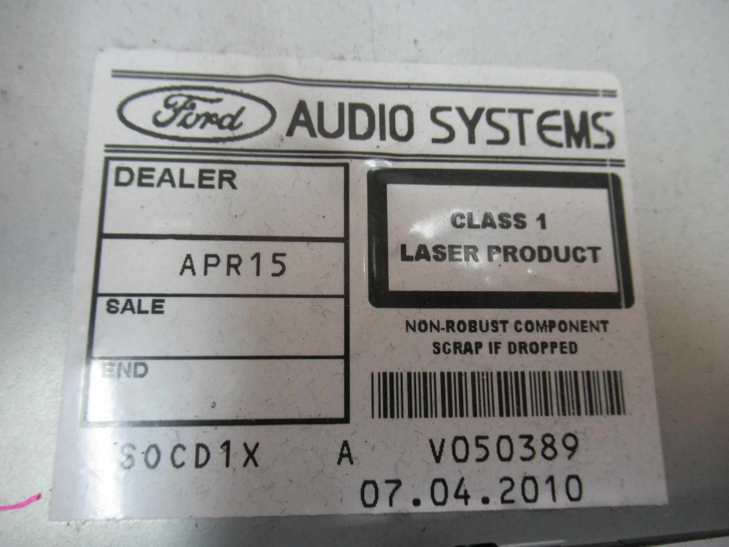 RADIO FORD FOCUS 2 MK2 7M5T-18C939-EF
