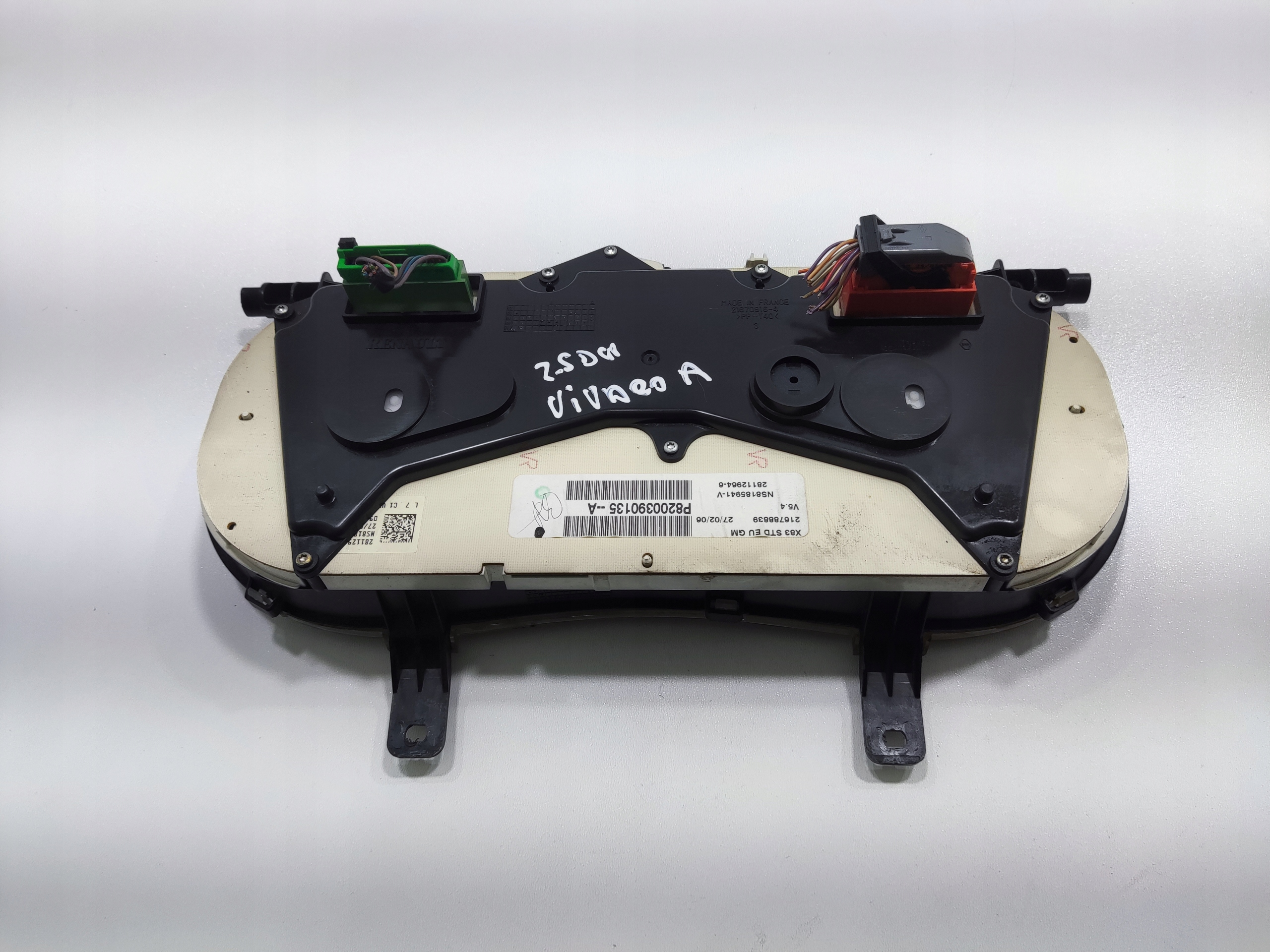TACHOMETER BUDIKY RENAULT TRAFIC II VIVARO A 2.5 DCI P8200390135-A P8200390135 01-06