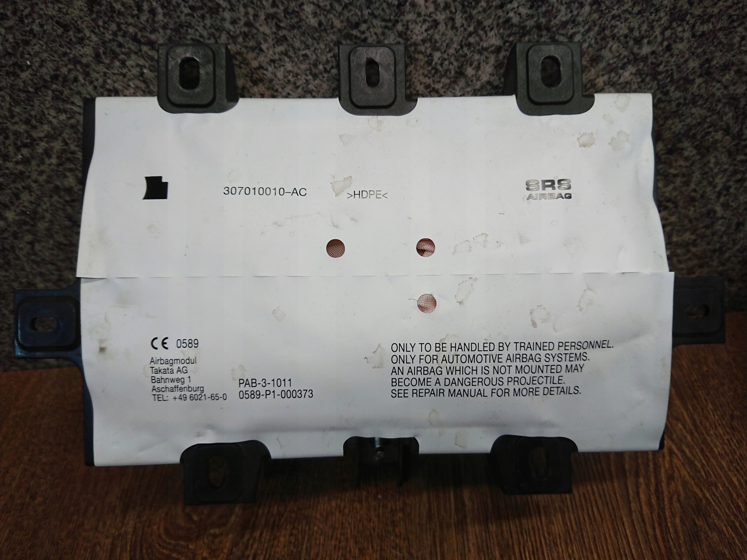 CITROEN DS5 AIRBAGY BEZPECNOSTNE PASY