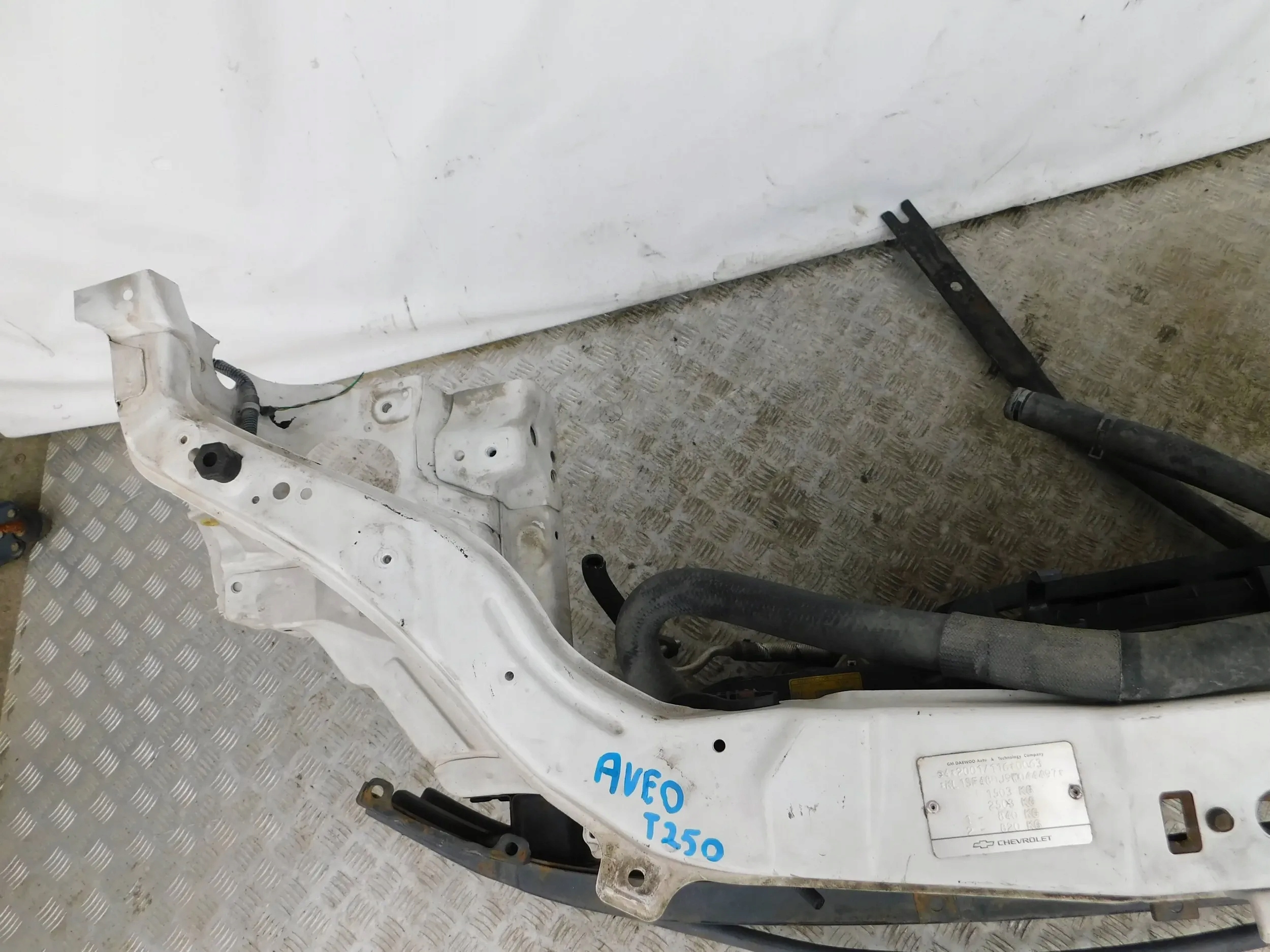 PREDNÉ ČELO VÝSTUHA CHLADIČE CHEVROLET AVEO T250 1.2