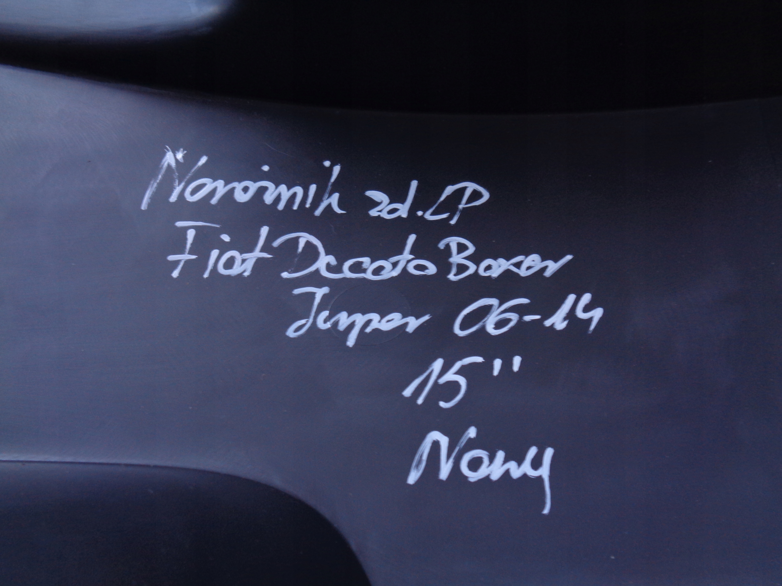 NOVÝ ĽAVÝ ROH NÁRAZNÍKA FIAT DUCATO BOXER JUMPER 06-14