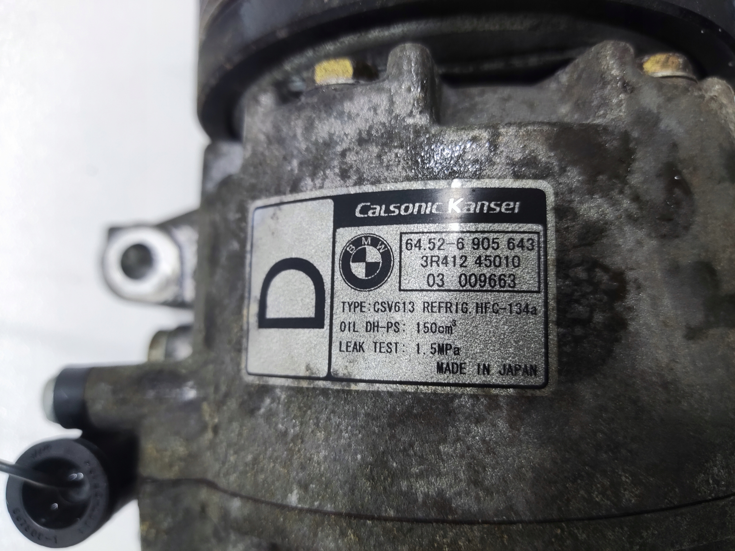 KOMPRESOR KLIMATIZACIE BMW Z4 E85 3.0 BENZIN 6905643 2002-2006