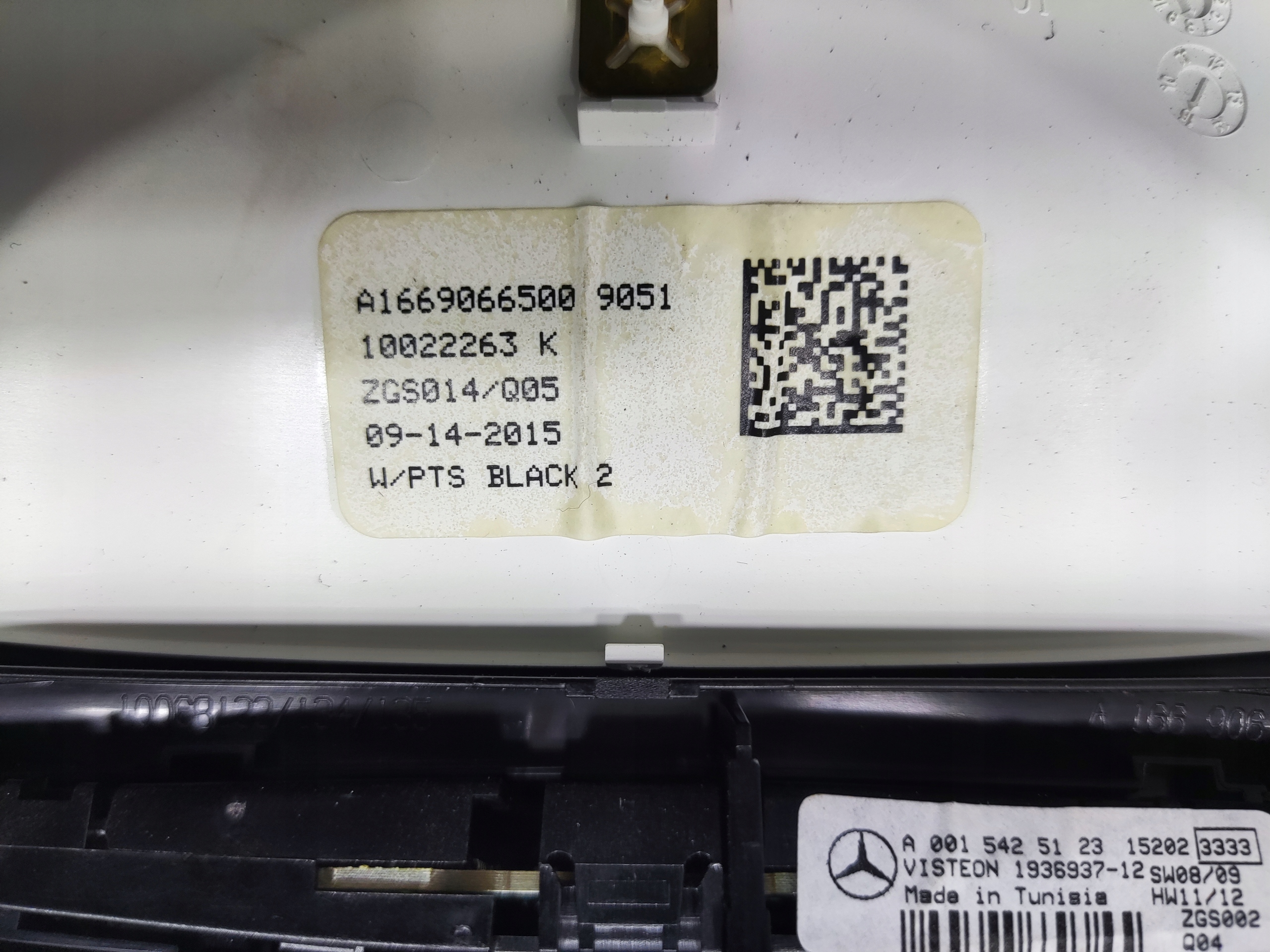OSVETLENIE INTERIERU ZADNA MERCEDES GLE I W166 166 A1669066500 A0015425123 15-19
