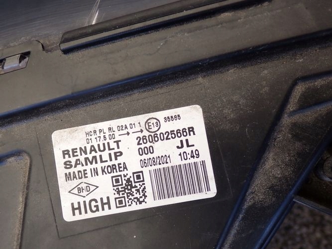 RENAULT ARKANA FULL LED LAVE PREDNE SVETLO 260602566R