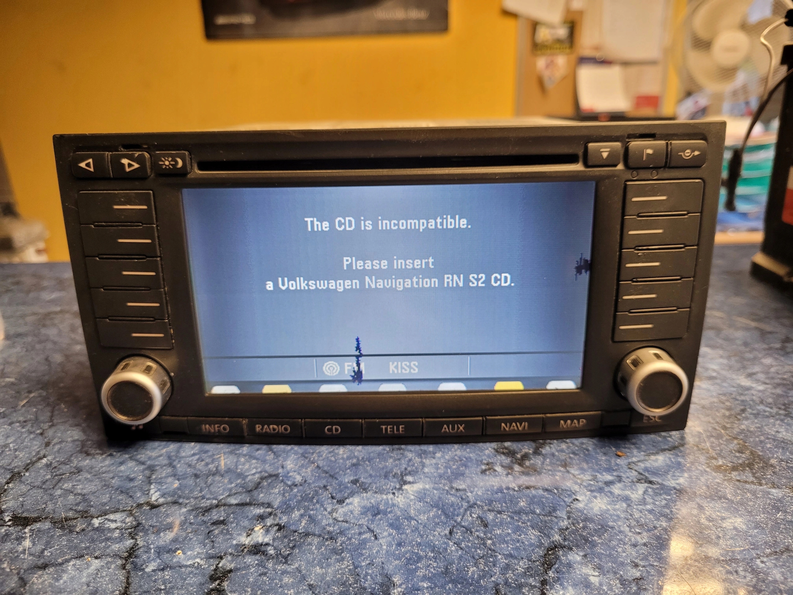 VW TOUAREG I RADIO NAVIGACIA 7L6035191N