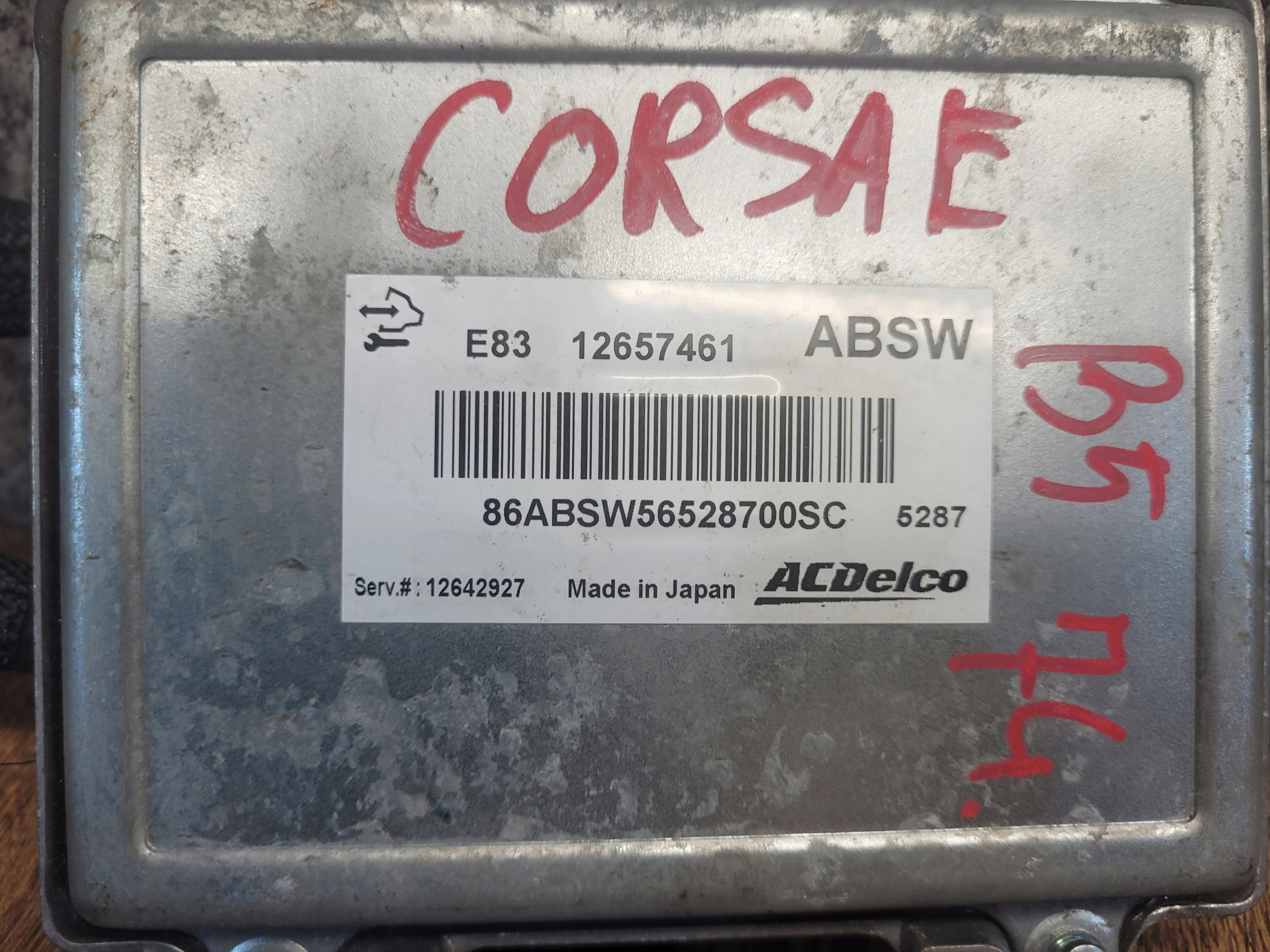 RIADIACA JEDNOTKA ECU OPEL CORSA E 1.4 E83 12657461 ABSW