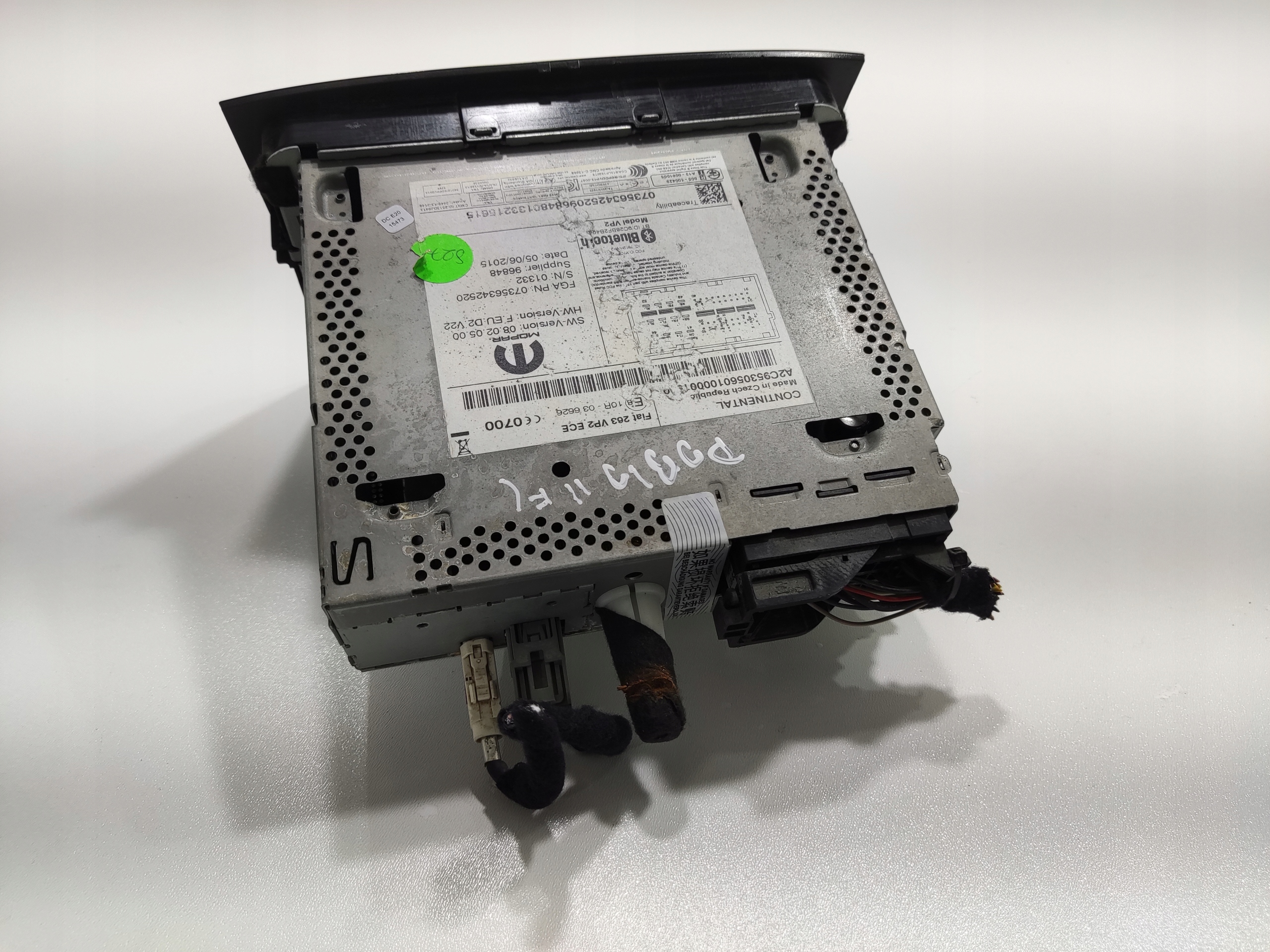 RADIO NAVIGACIA FIAT DOBLO II 7356342520 07356342520 2015-2019