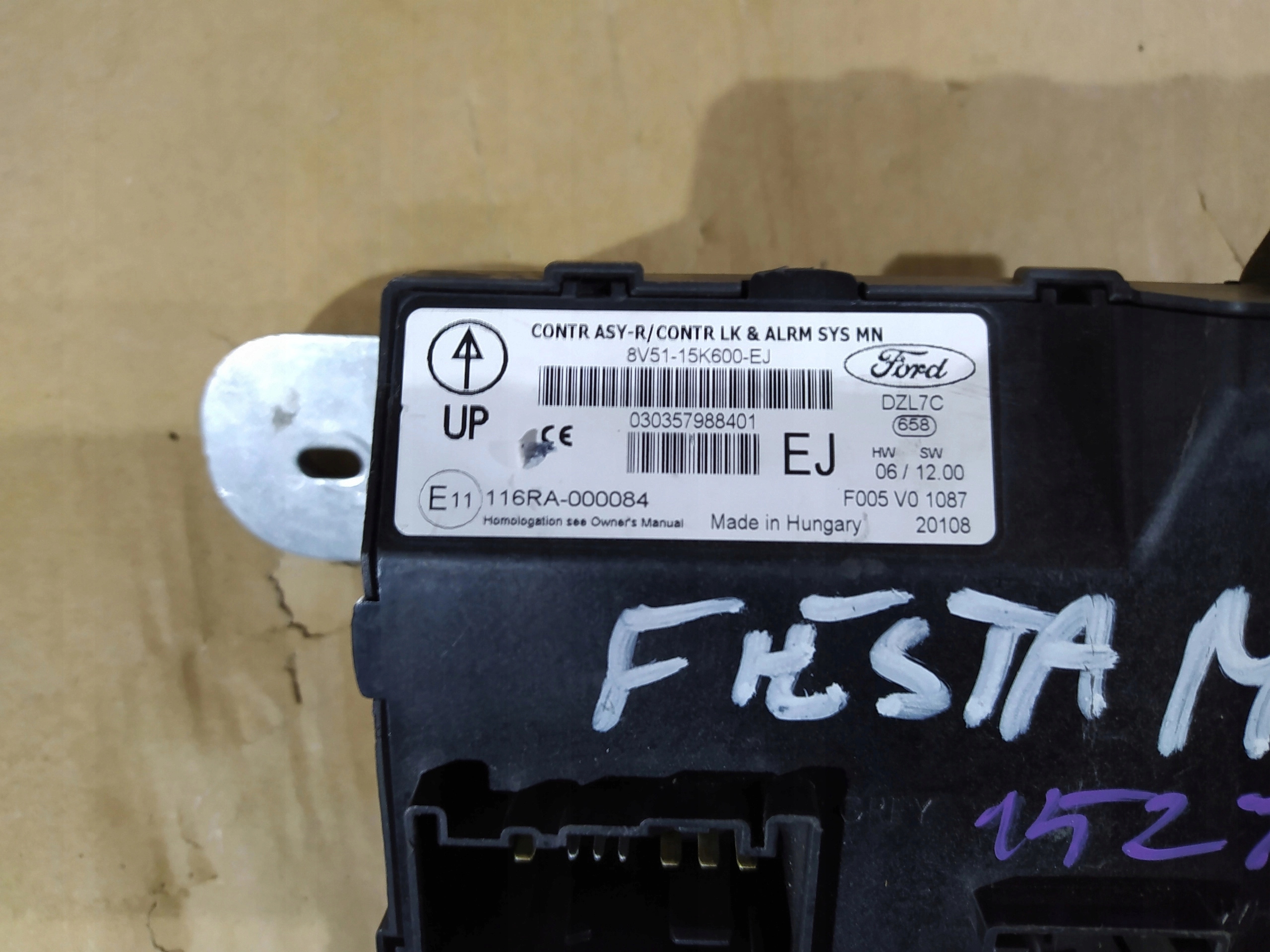 MODUL BSI SKRINKA 8V51-15K600-EJ FORD FIESTA MK7