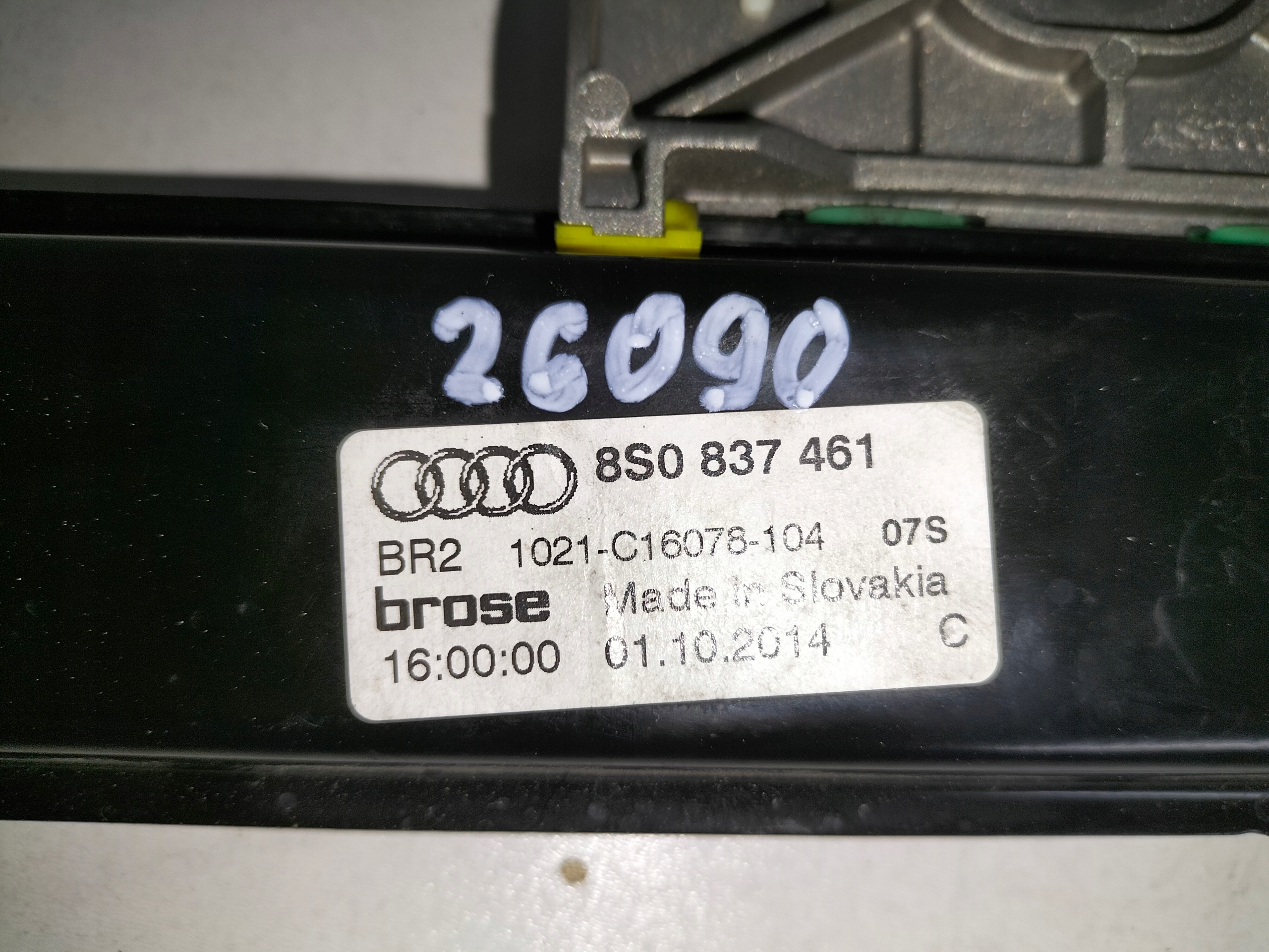 LAVE PREDNE STAHOVANIE OKNA AUDI TT 8S 14- CABRIO
