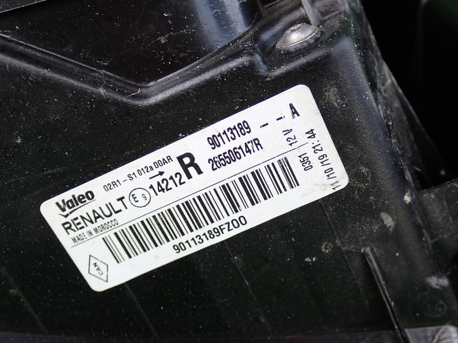 DACIA SANDERO II LIFT 15- PRAVE ZADNE SVETLO