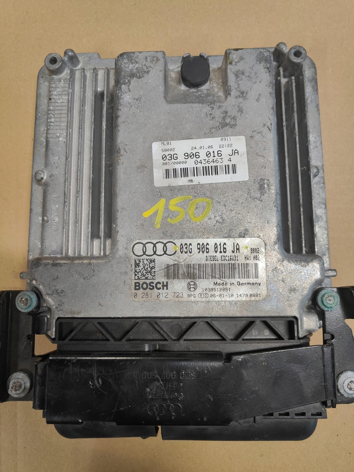 AUDI A4 B7 03G906016JA RIADIACA JEDNOTKA MOTORA ECU