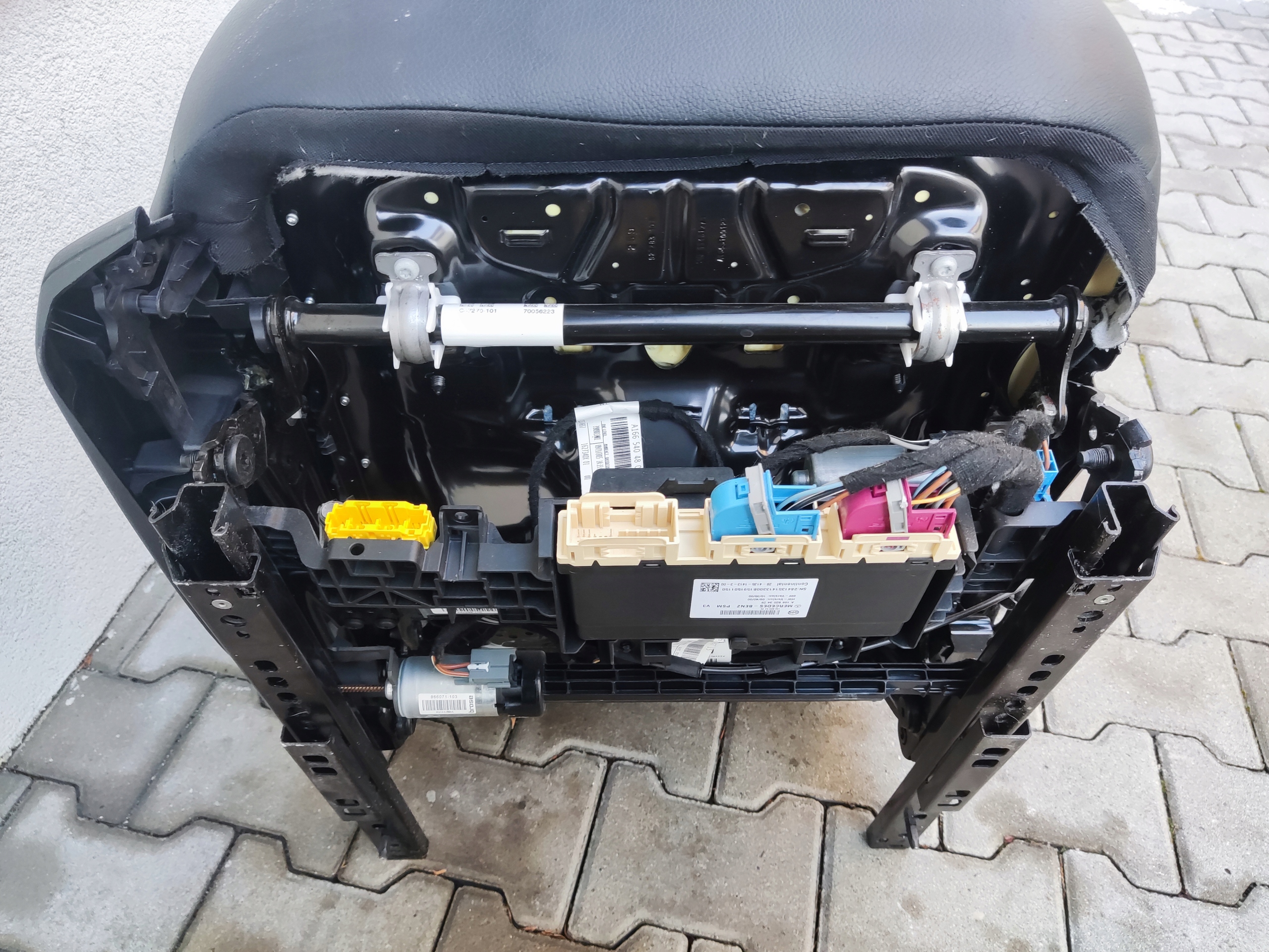SEDACKA PREDNA ZADNA LAVICA KOŽA TAPACIRY MERCEDES GLE I W166 166 15-19