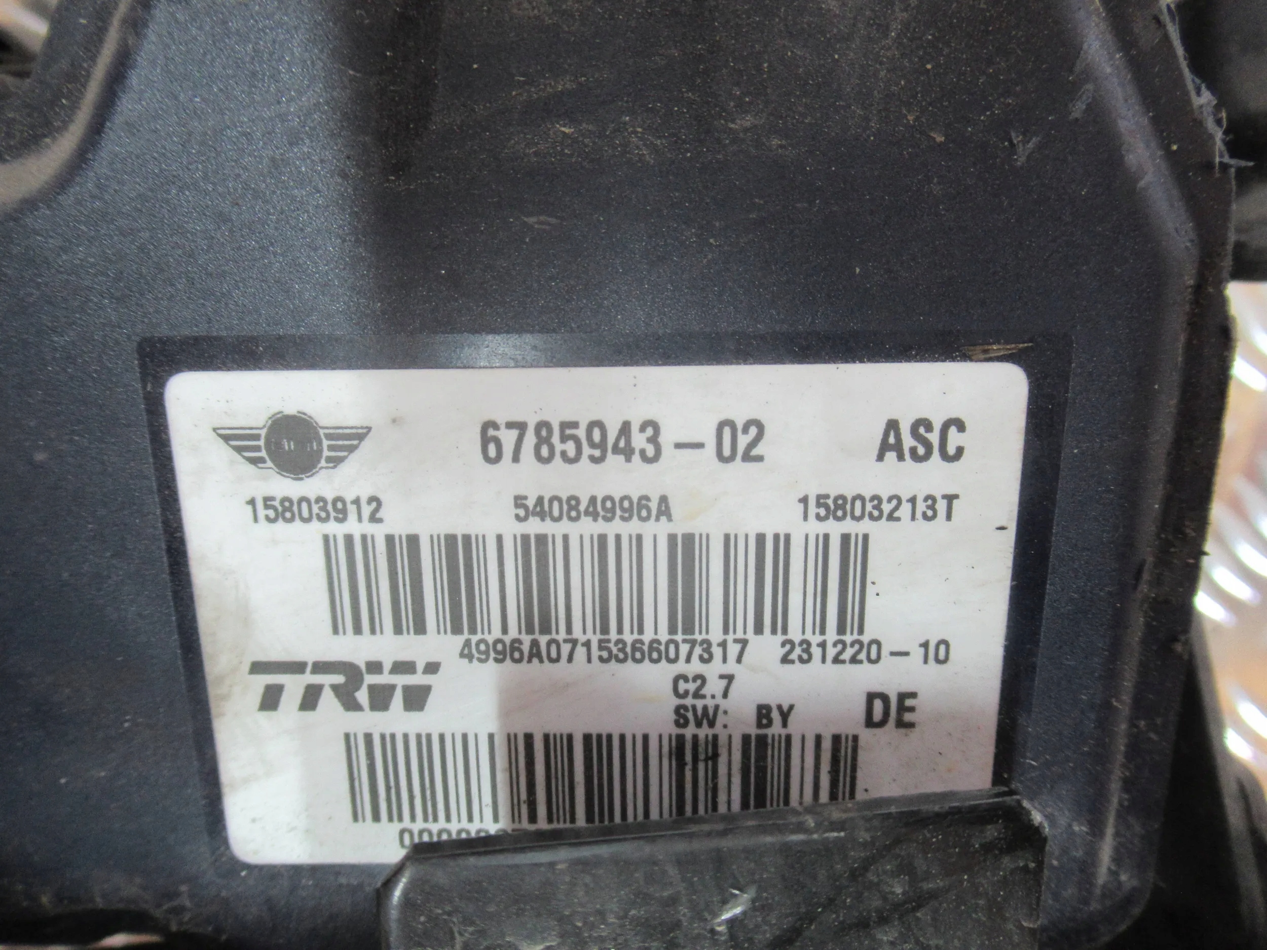 ABS MINI COOPER R56 6785943-02