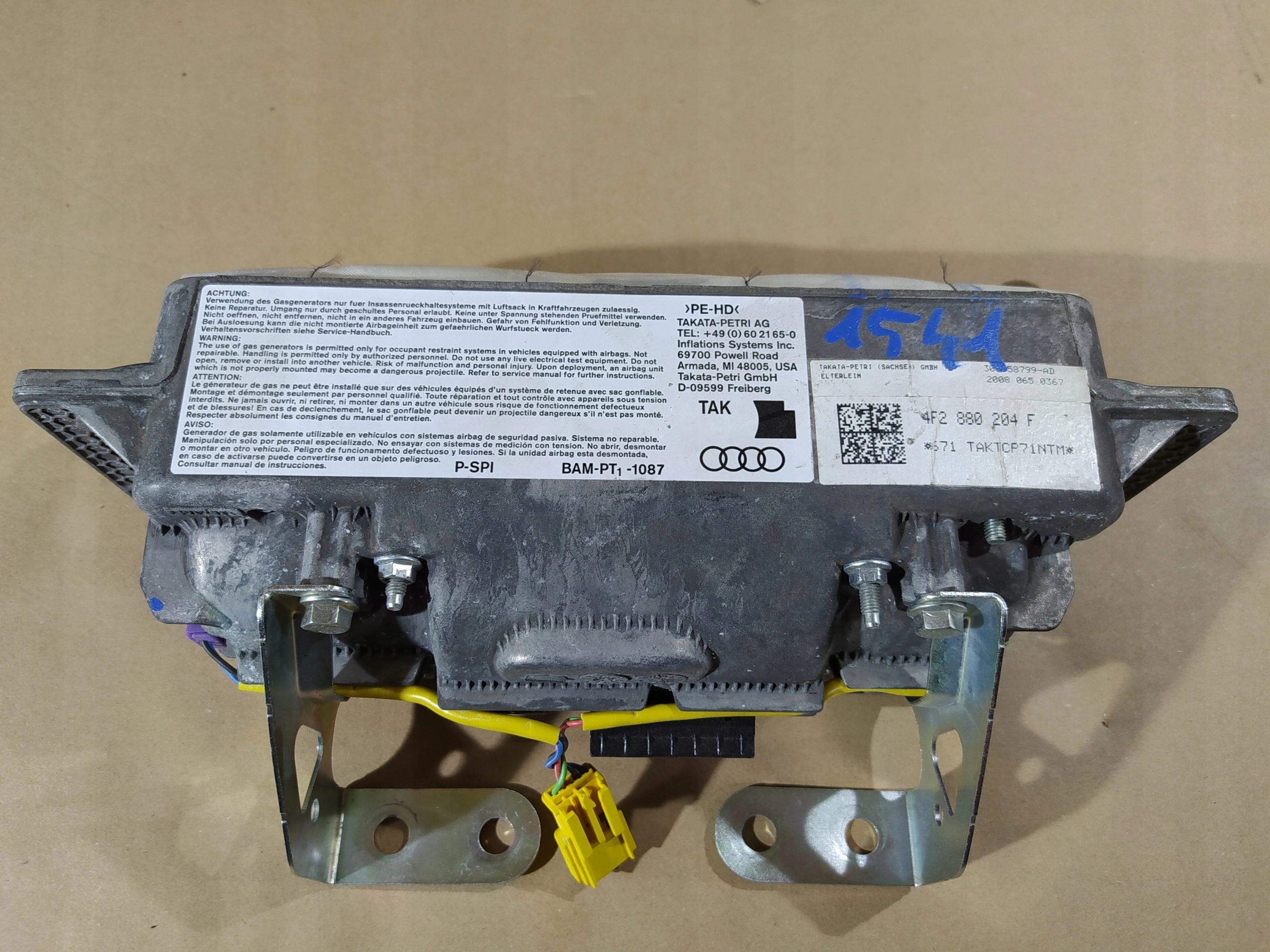 AIRBAG SPOLUJAZDCA AUDI A6 C6 4F2880204F