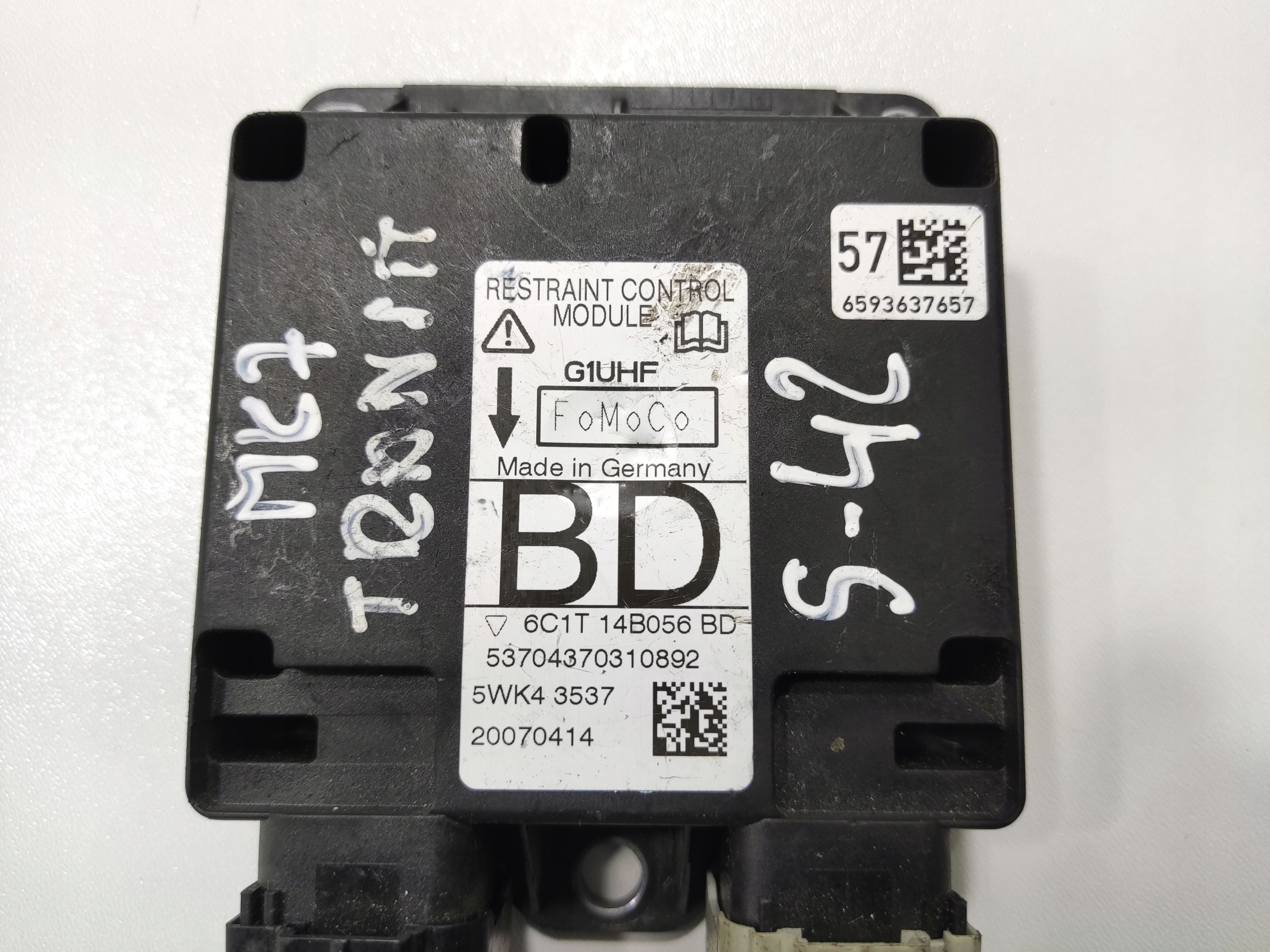 MODUL SENZOR RIADIACA JEDNOTKA AIRBAGOV FORD TRANSIT MK7 VII 6C1T-14B056-BD