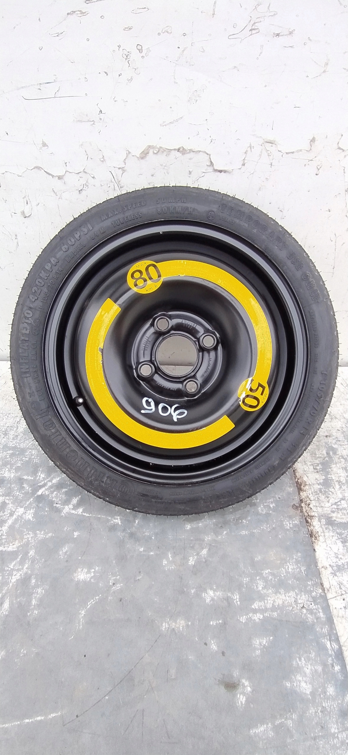 VW POLO 6N REZERVA DOJAZDOVE KOLESO 6N0601025G 4X100