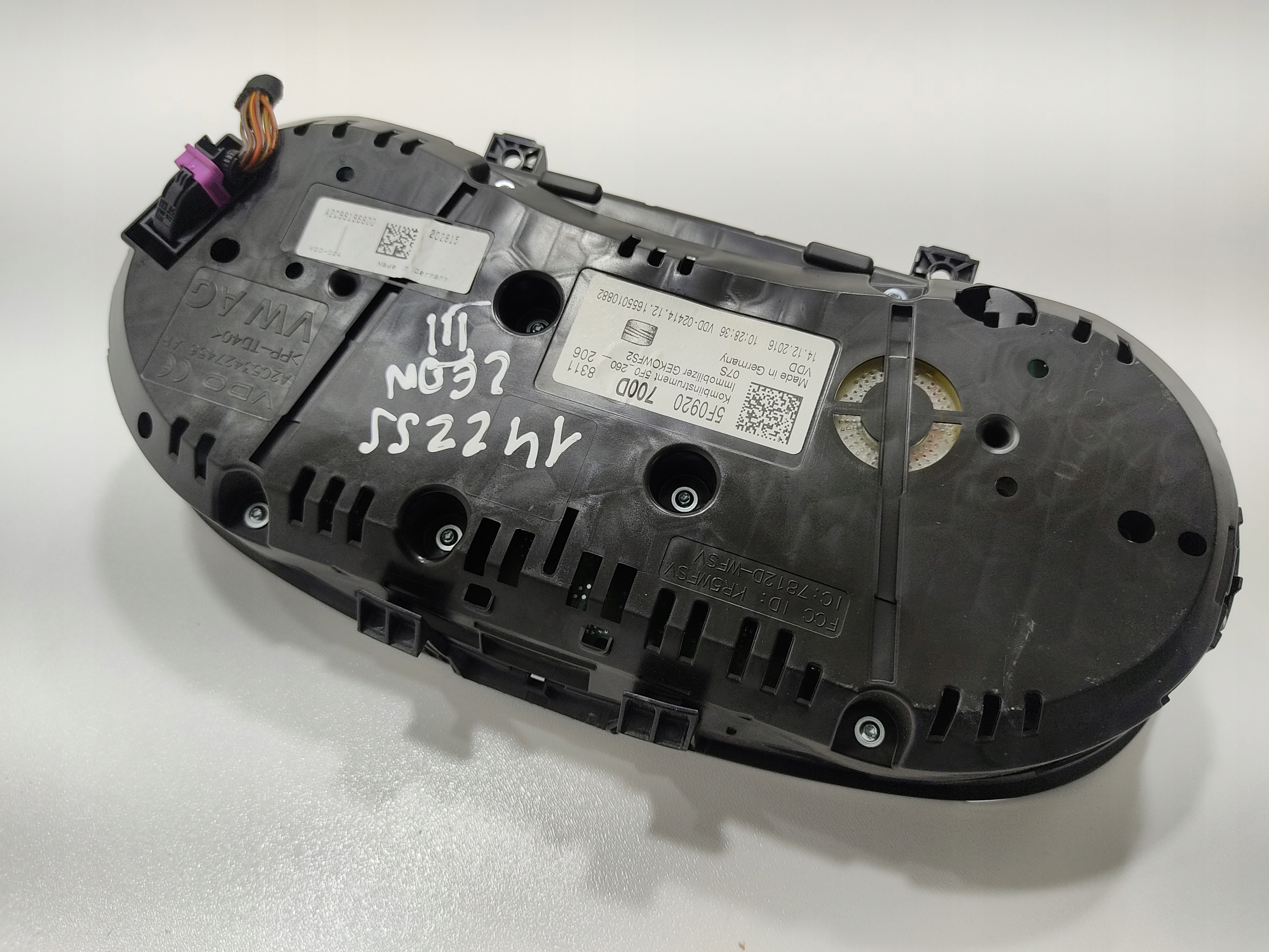 TACHOMETER BUDIKY SEAT LEON III 1.2 TFSI 5F0920700D EUROPA