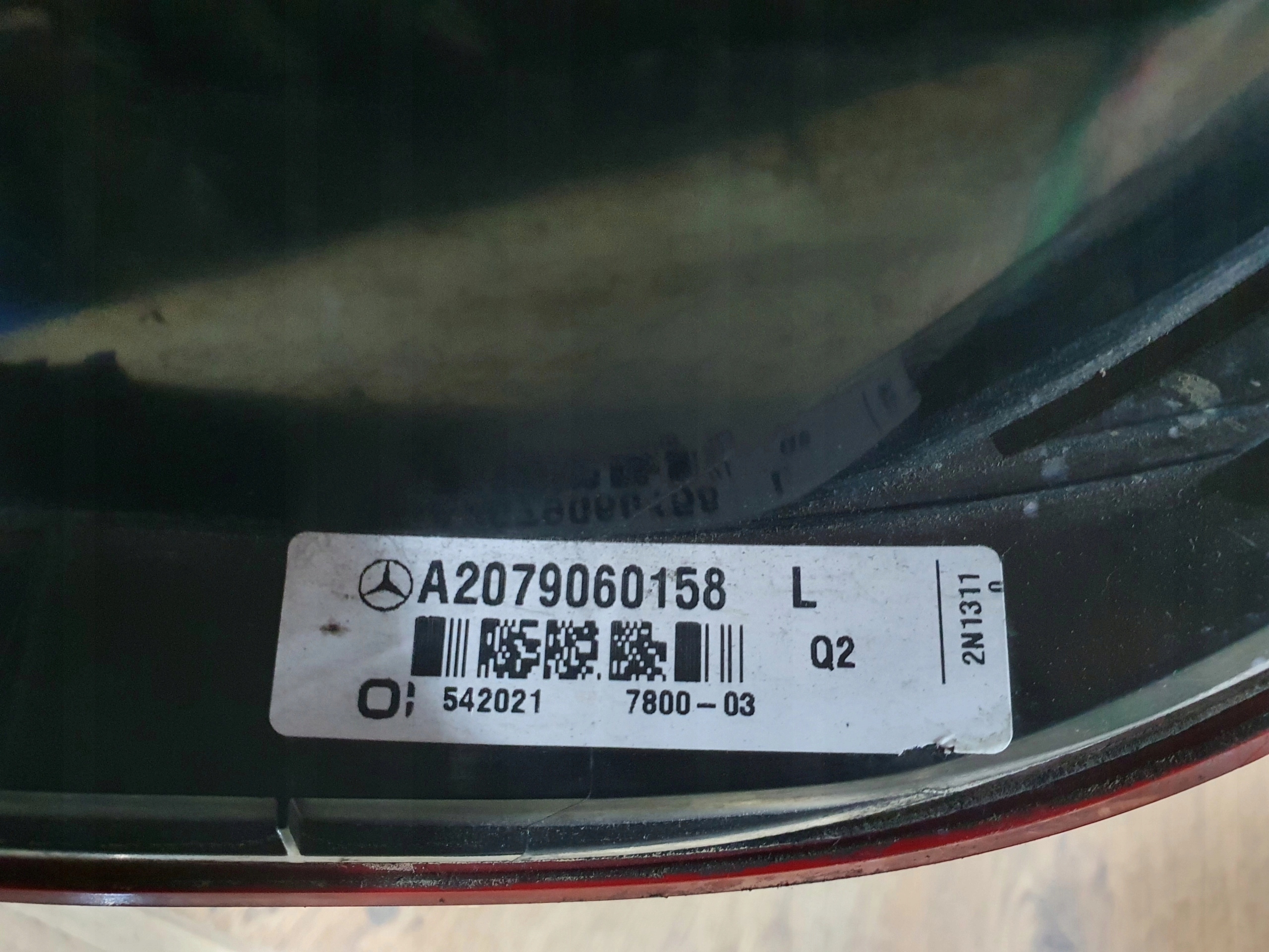 MERCEDES W207 LAVE ZADNE SVETLO 2079060158