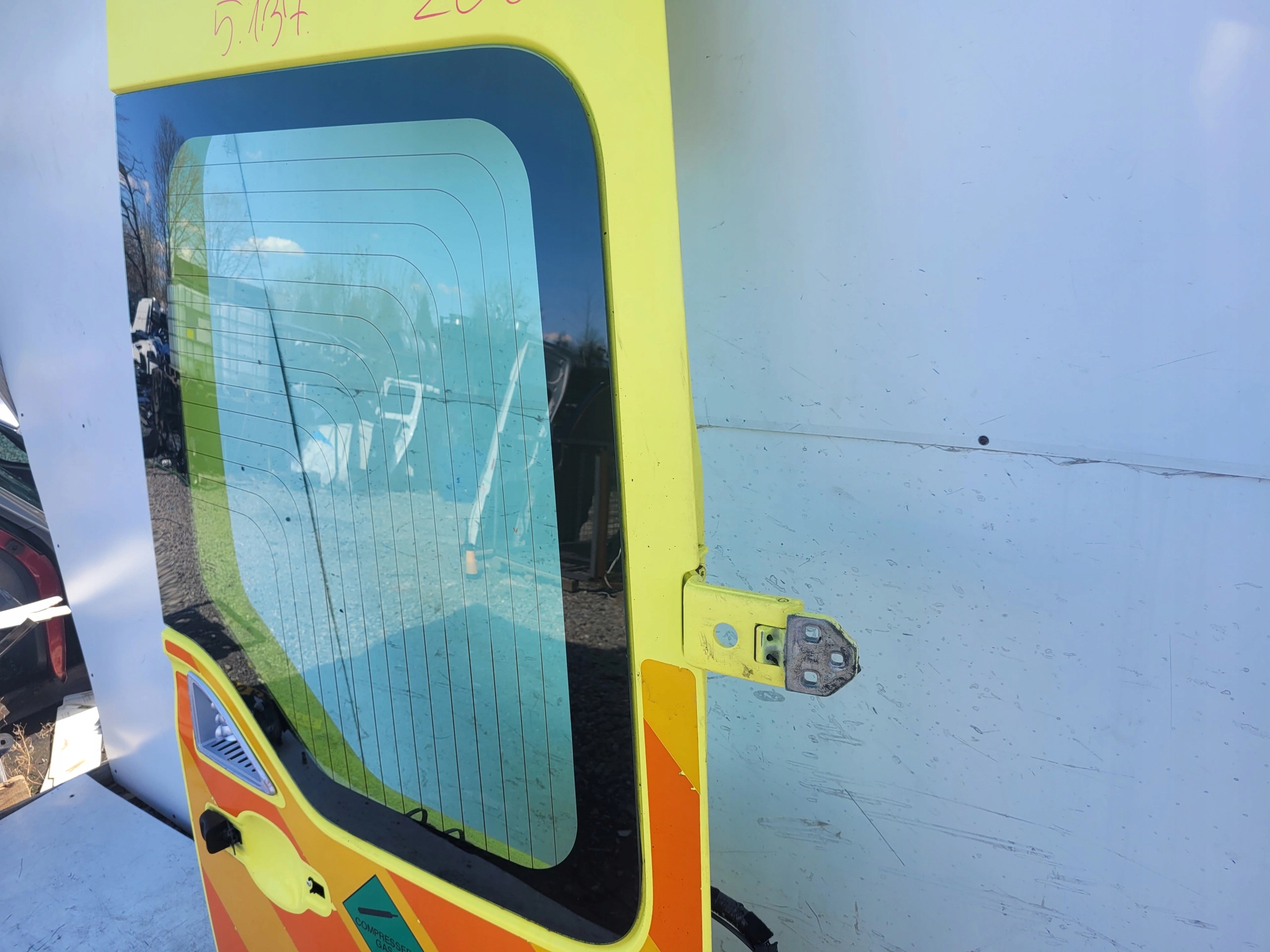 RENAULT MASTER III 3 PRAVE ZADNE DVERE SKLO