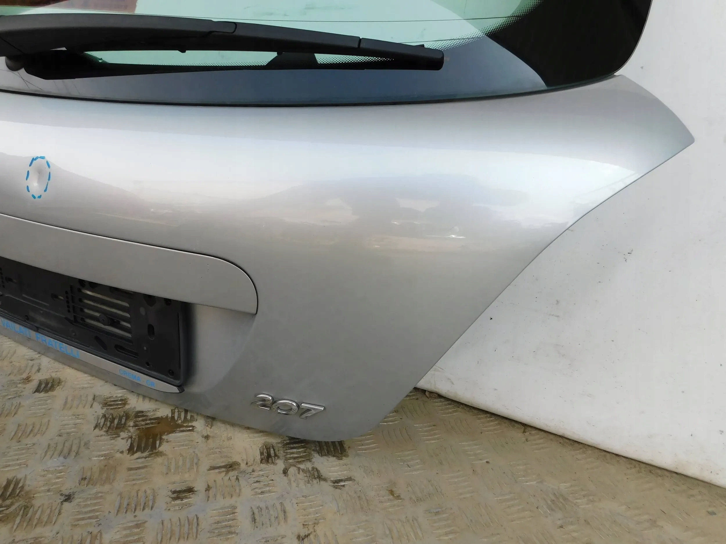 ZADNÁ KAPOTA PEUGEOT 207 HB