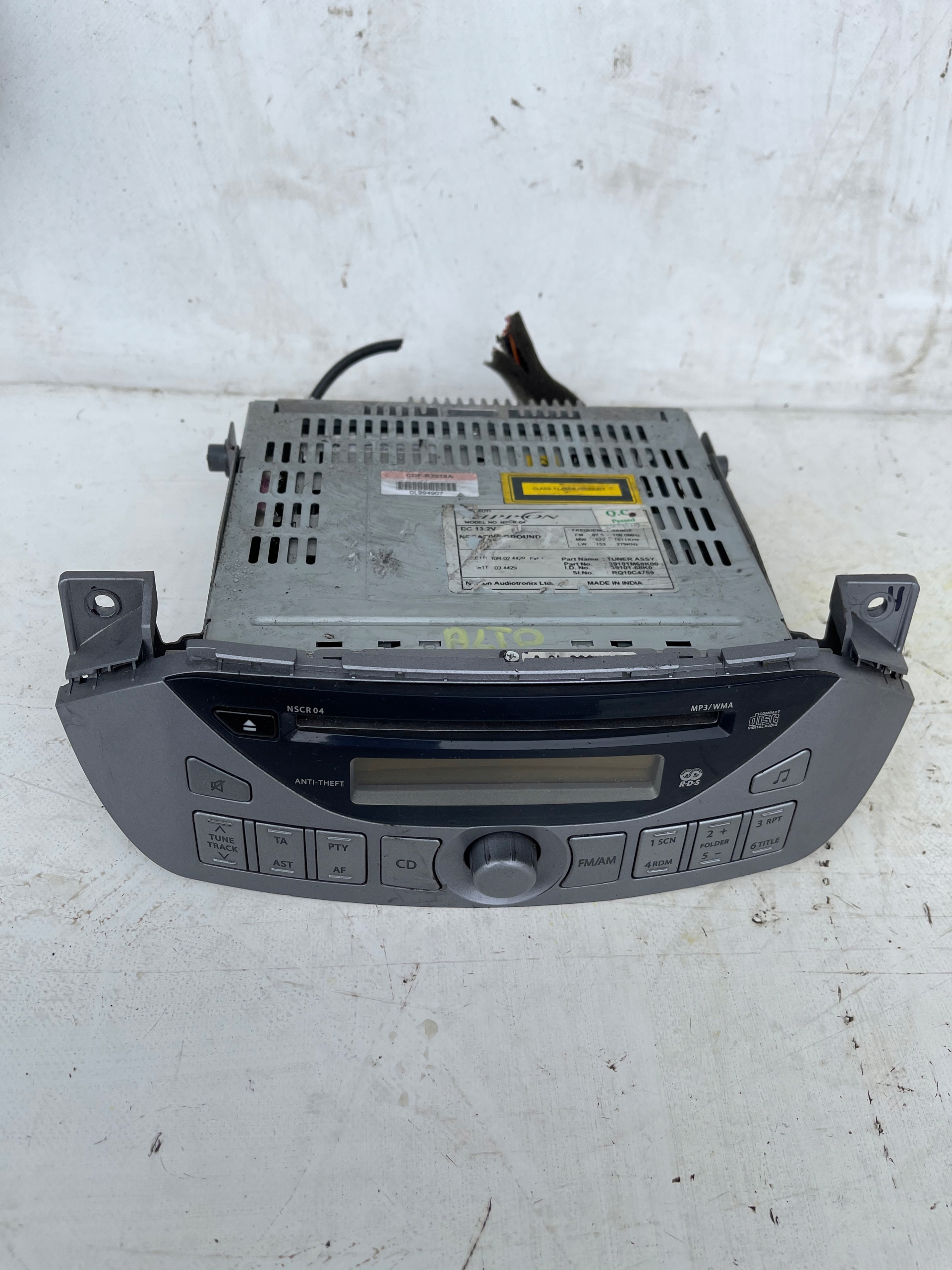 RADIO 3910168K0 SUZUKI ALTO