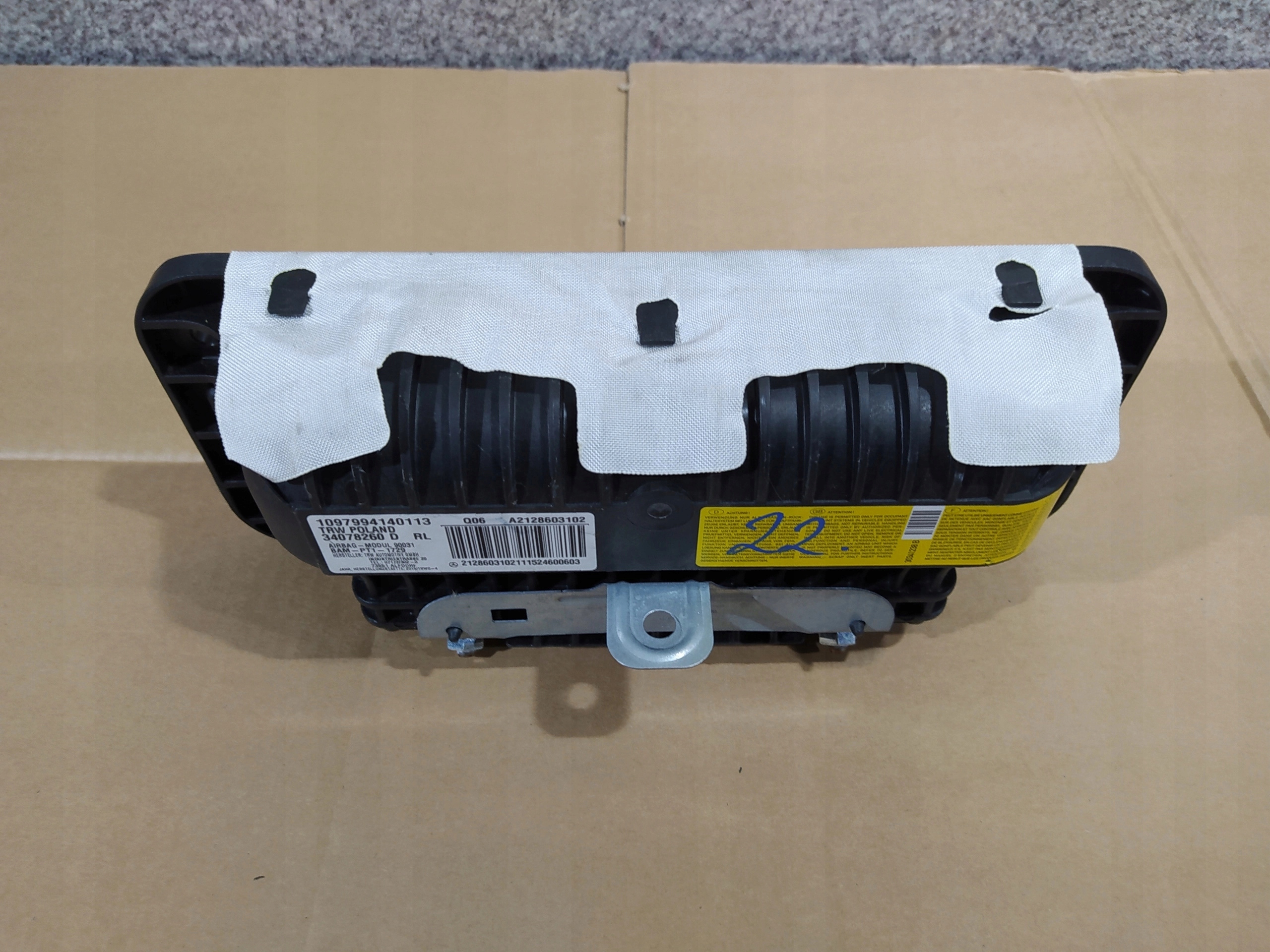 CHRYSLER 300C AIRBAGY BEZPECNOSTNE PASY