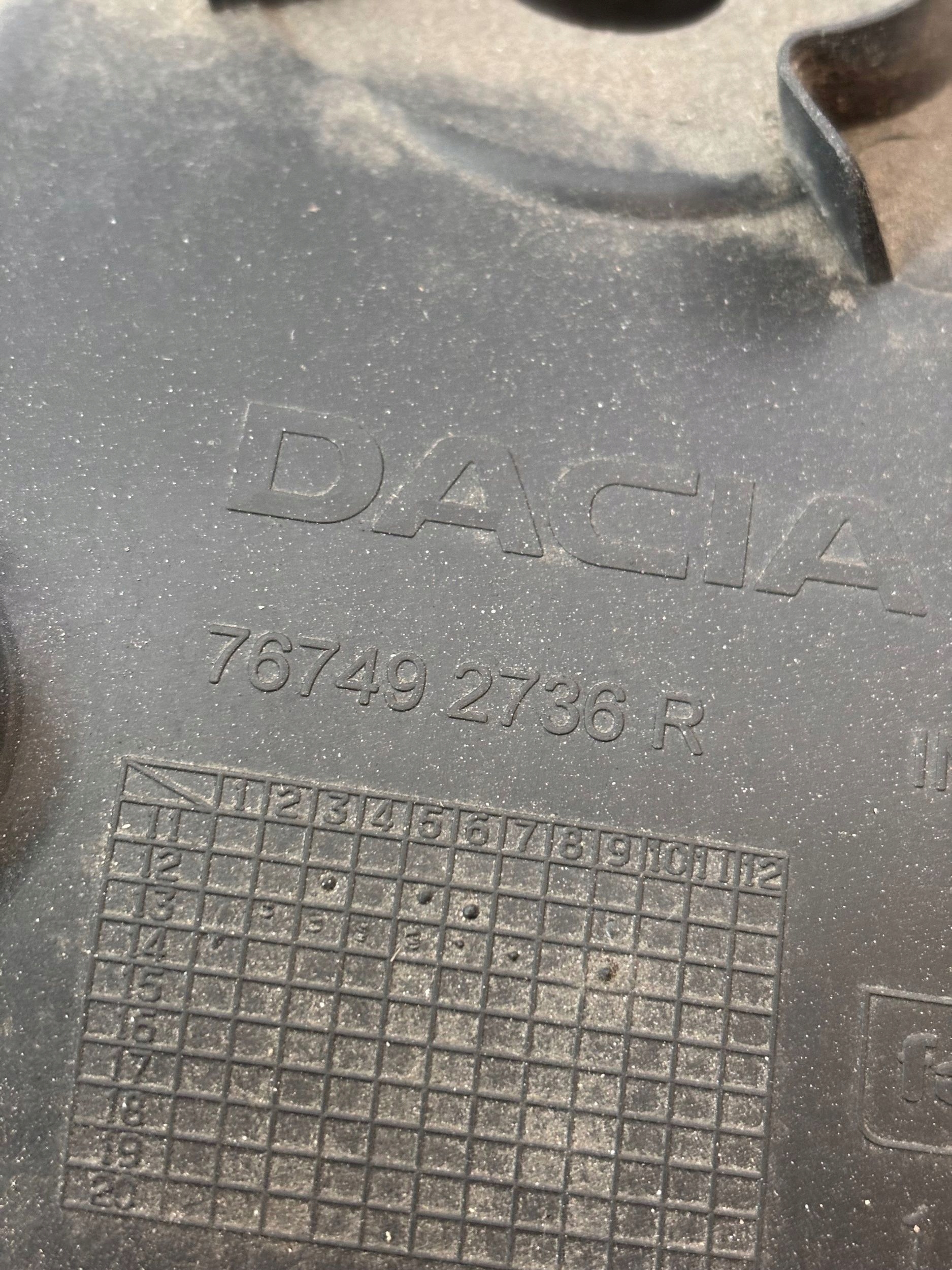 LAVY ZADNY PODBLATNIK DACIA LOGAN II 2 MCV KOMBI 12-