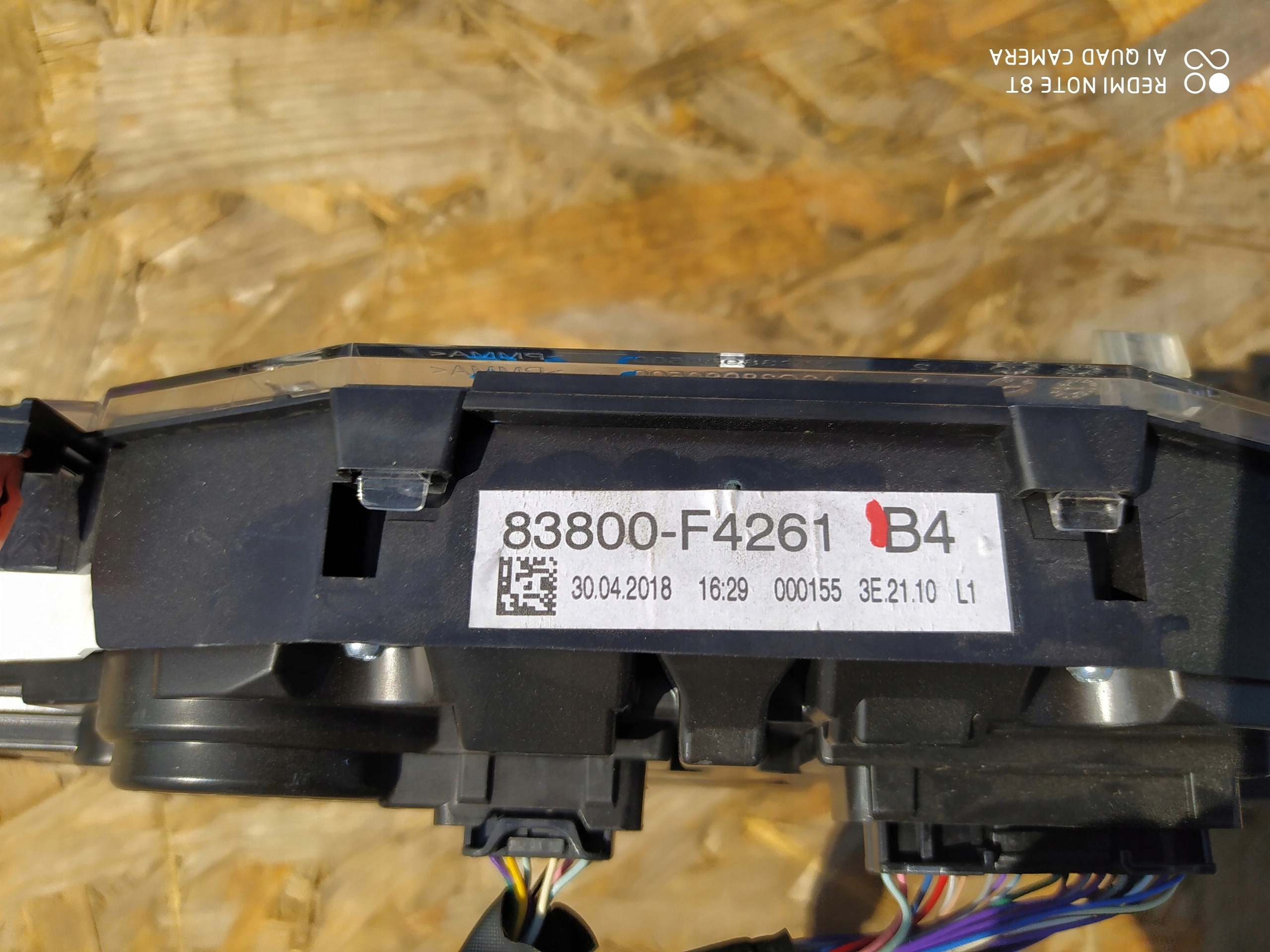TOYOTA CHR 1.8 HYBRID TACHOMETER BUDIKY A2C38980602