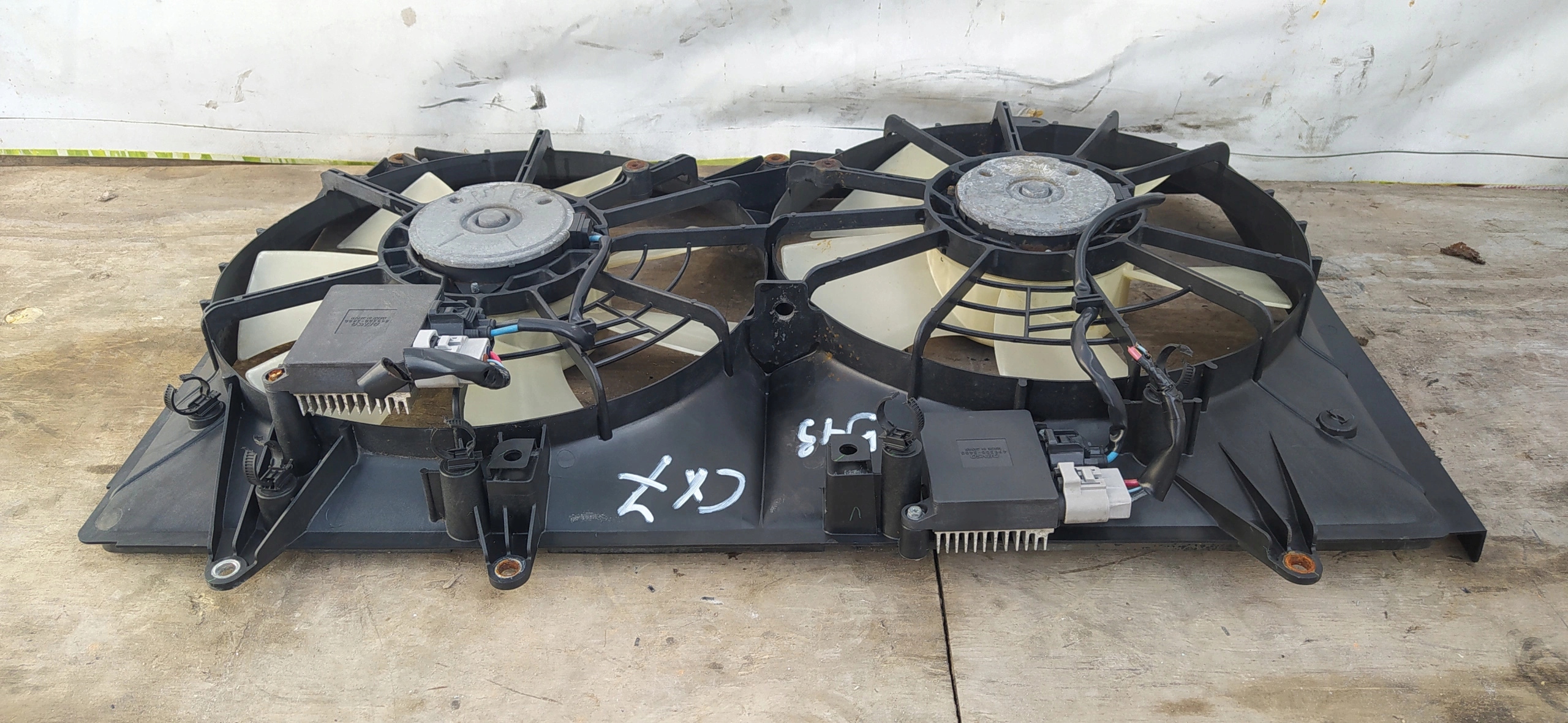 MAZDA CX7 2.3 T OBAL VENTILÁTOROV 499300-3400