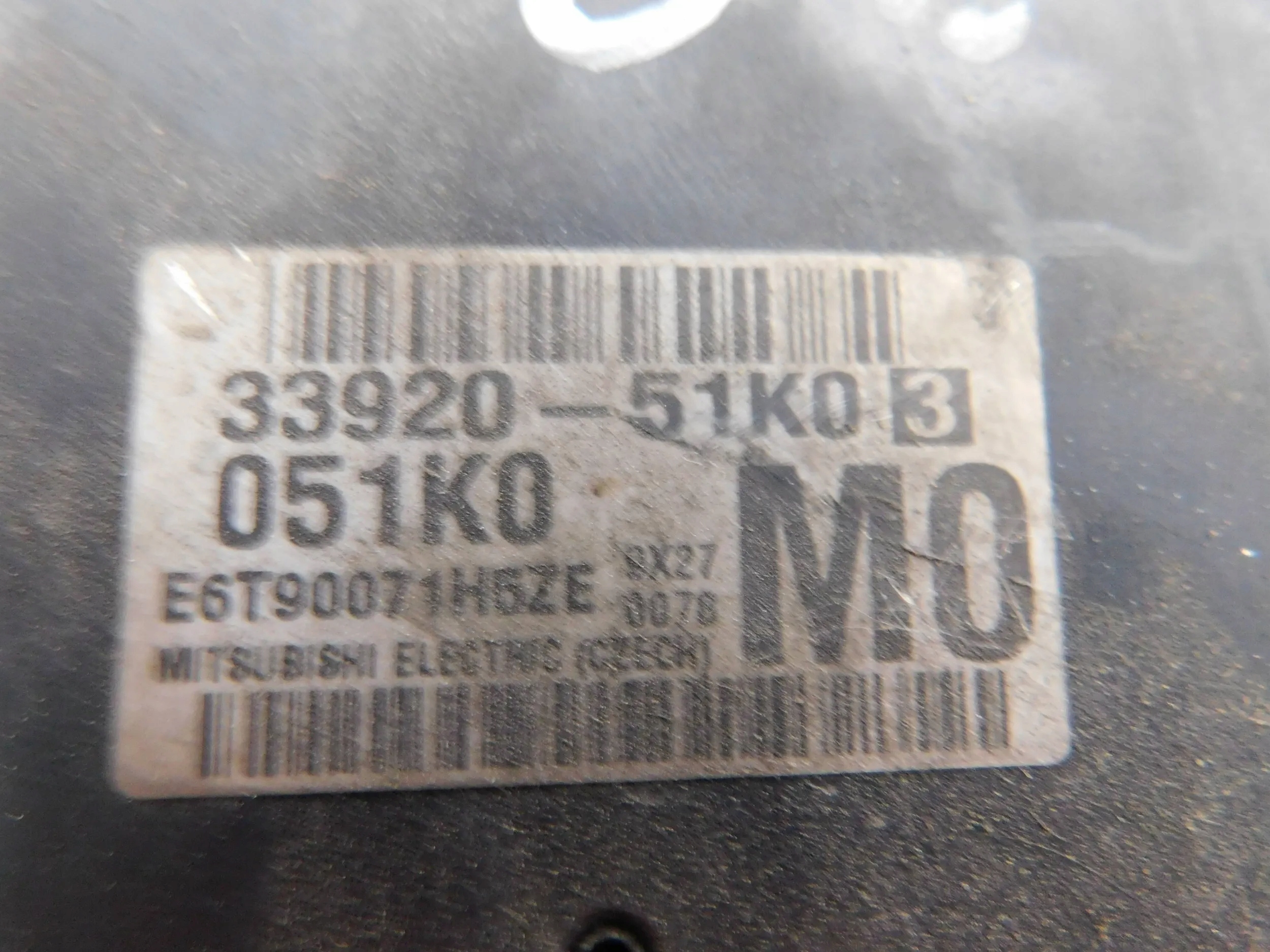 RIADIACA JEDNOTKA MOTORA 1.0 OPEL AGILA B 33920-51K03