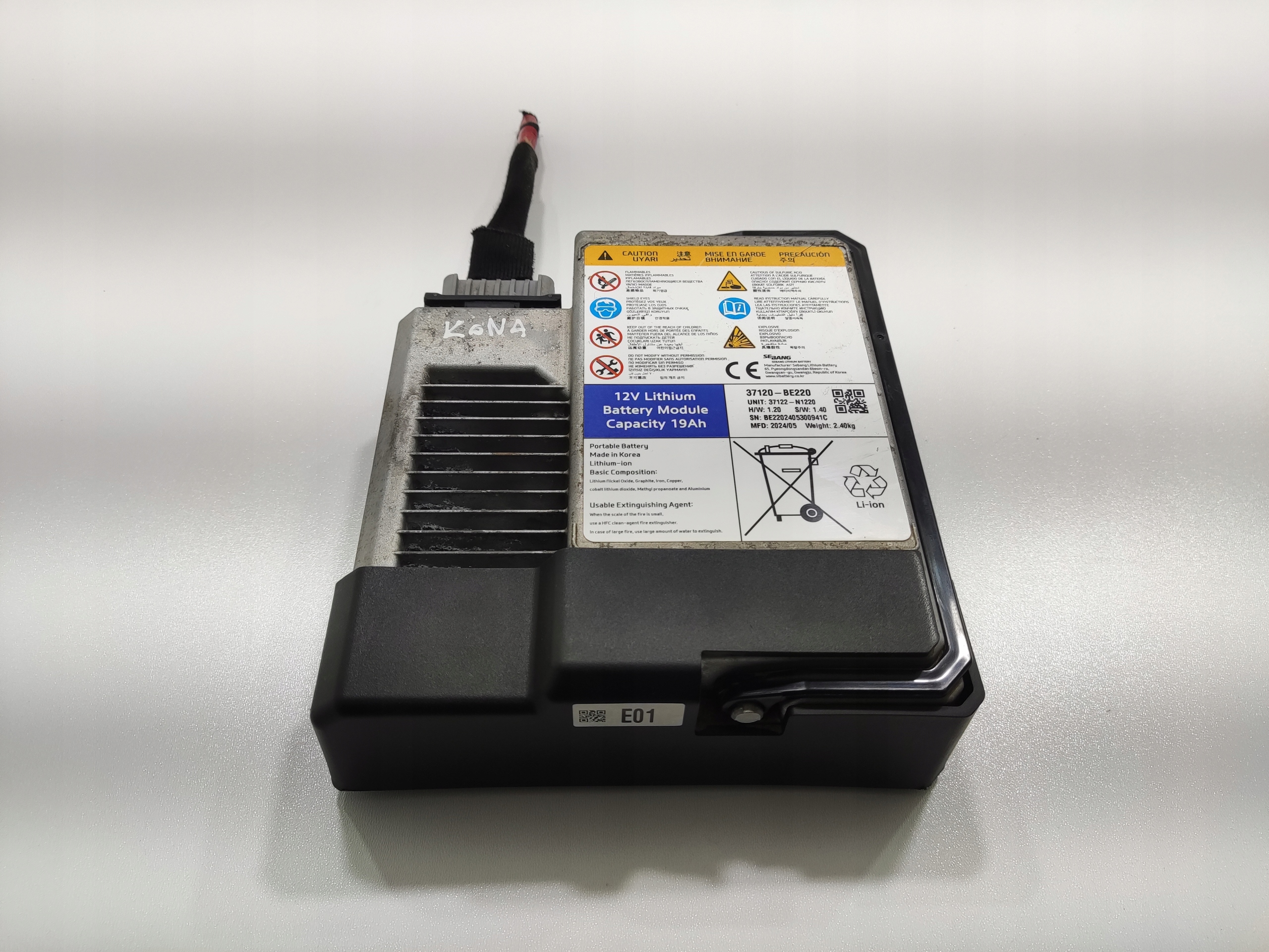 BATERIA MODUL AUTOBATERIE HYUNDAI KONA II 1.6 HYBRID 2023-2025 37120-BE220