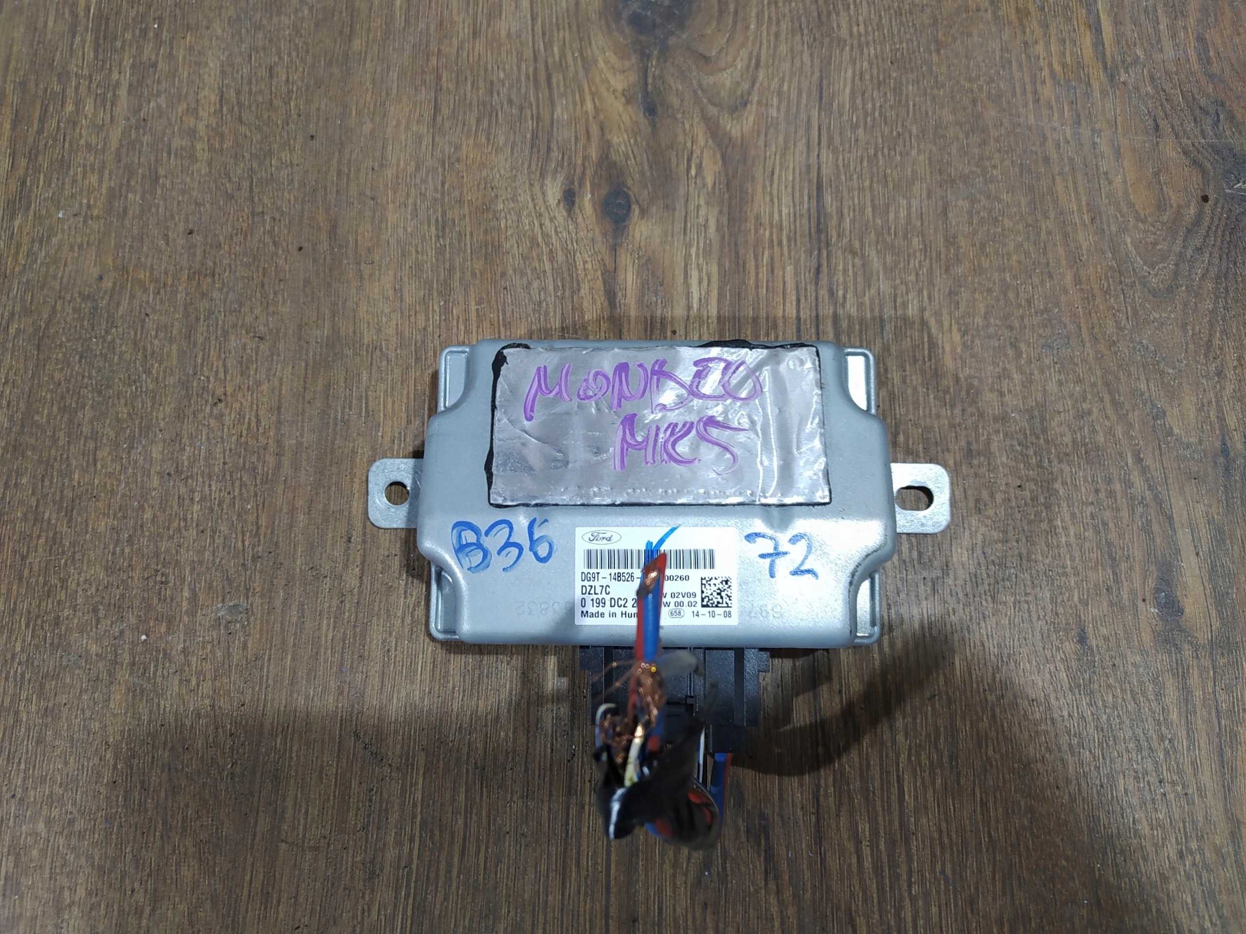 FORD MONDEO MK5 MODUL START STOP dg9t-14b526-da
