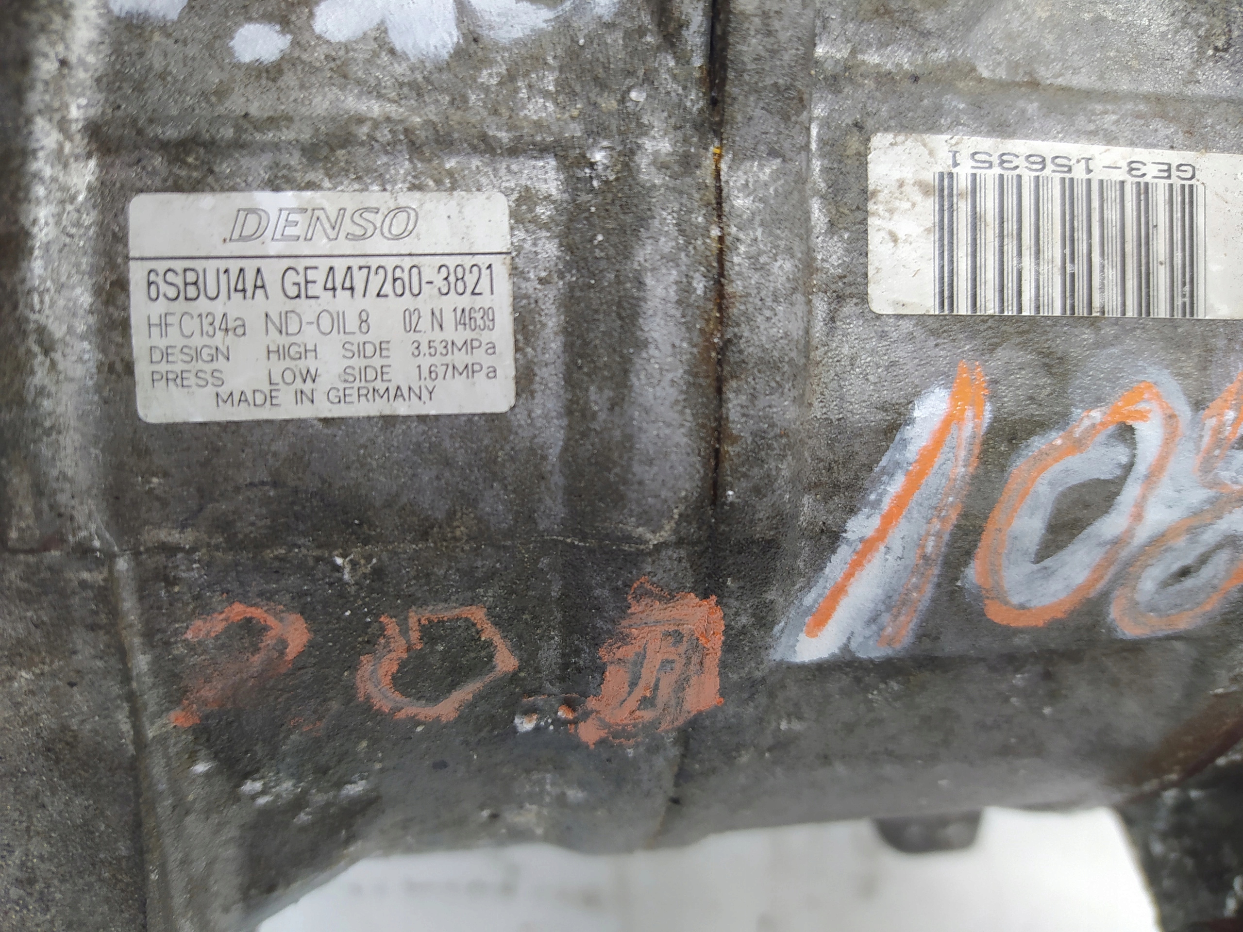 BMW F10 F11 2.0 D KOMPRESOR KLIMATIZACIE 447260-3821