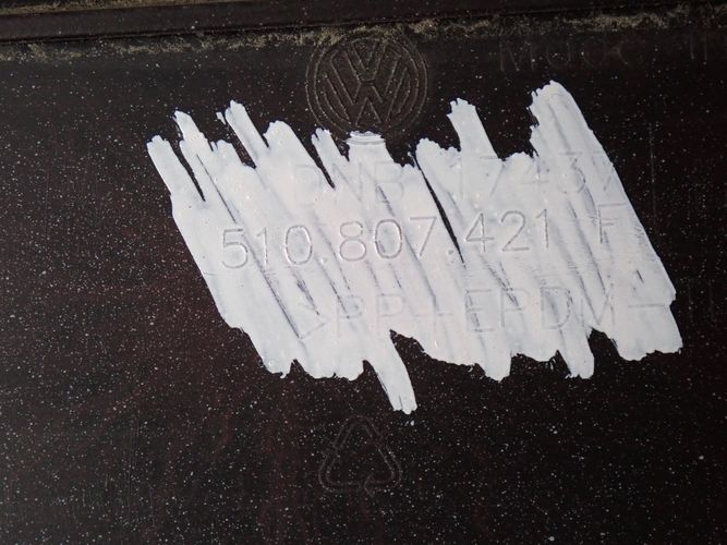 VW SPORTSVAN 510 12- ZADNÝ NÁRAZNÍK