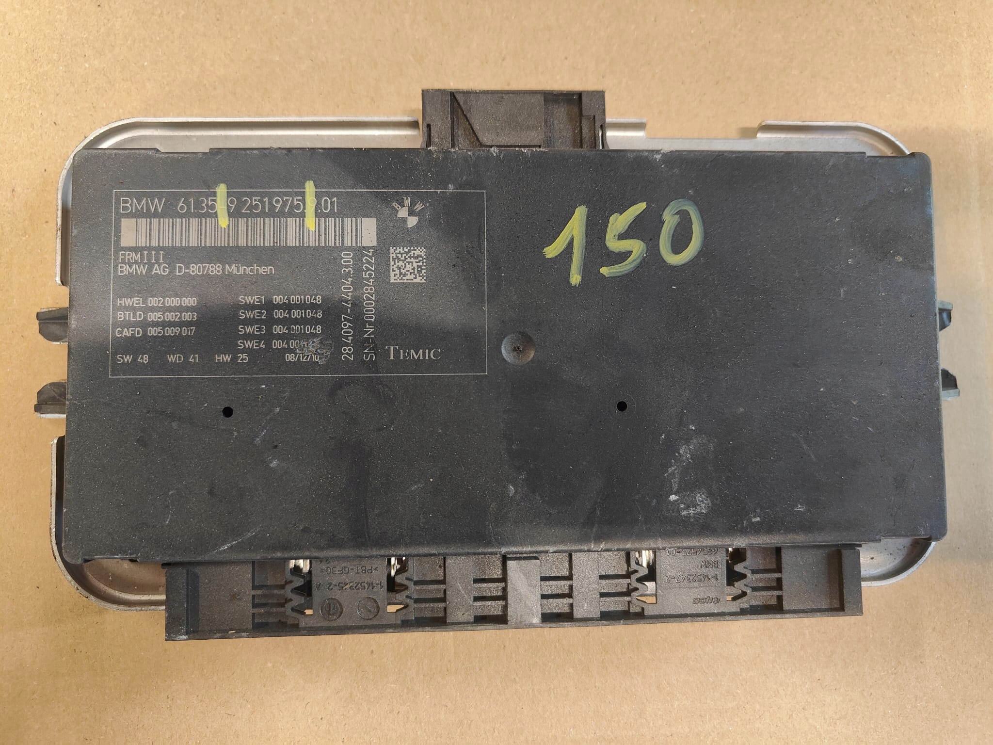 BMW OE 9251975 MODUL RIADIACA JEDNOTKA SVETIEL