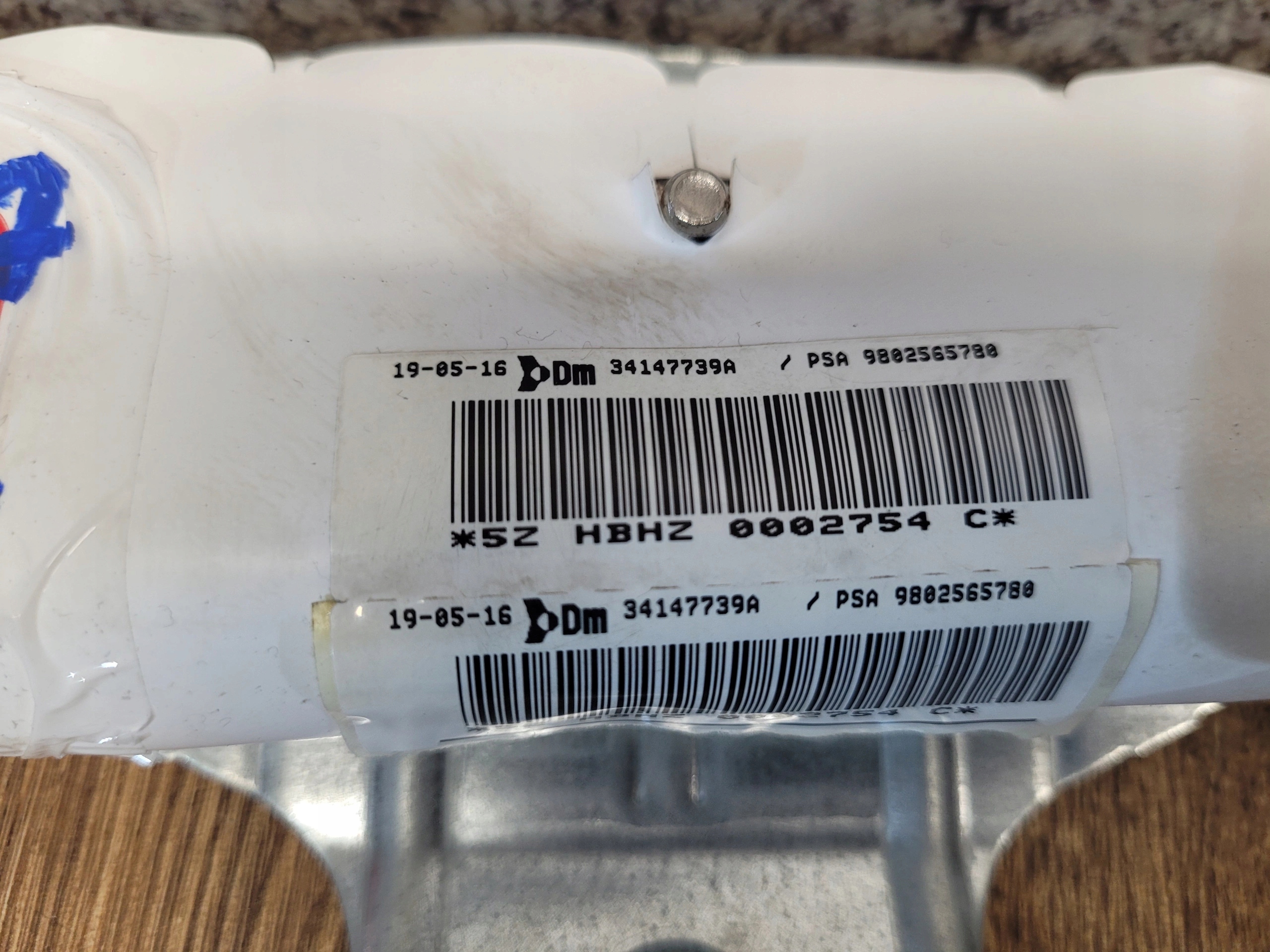 CITROEN DS5 LAVY STROPNY AIRBAG 9802565780