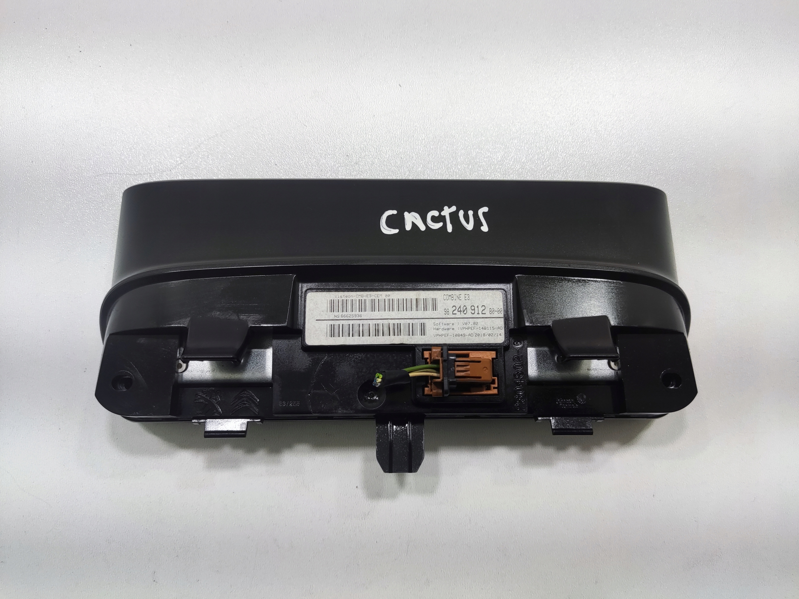 DISPLEJ DISPLEJ PRISTROJOVEJ CITROEN C4 CACTUS 9824091280 2017-2020