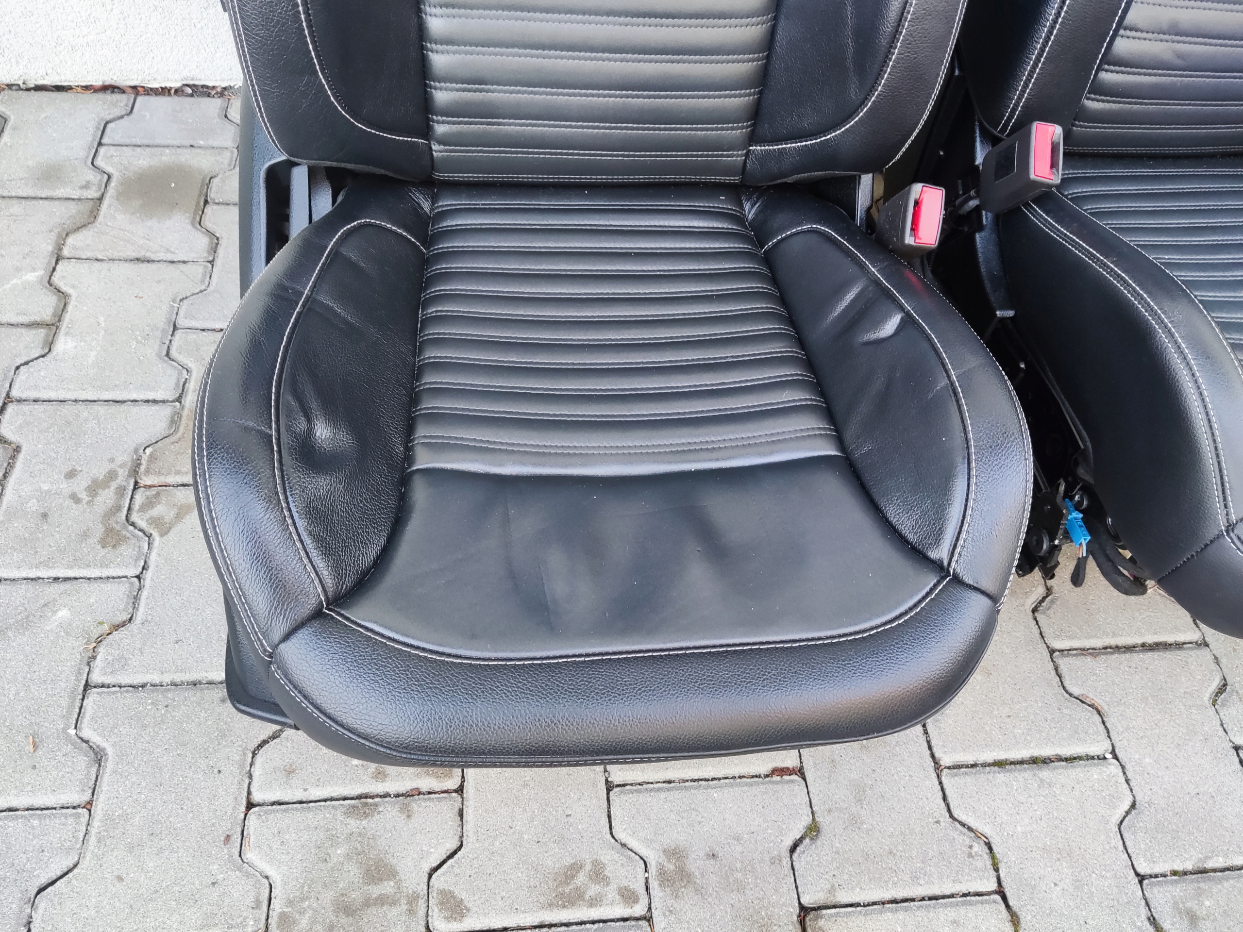 SEDACKA PREDNA ZADNA LAVICA KOŽA TAPACIRY MERCEDES GLE I W166 166 15-19