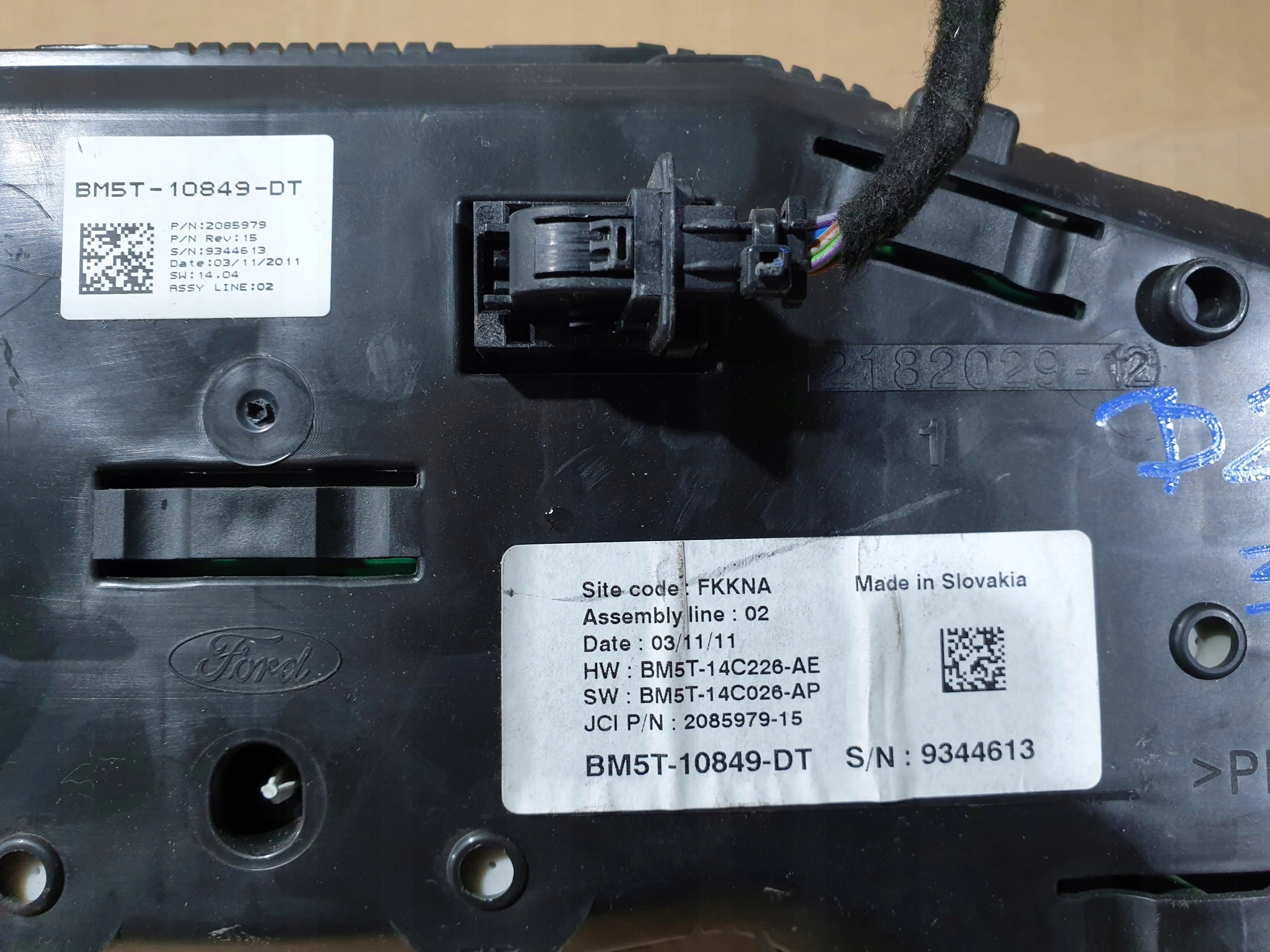FORD C MAX MK2 TACHOMETER BUDIKY UK bm5t10849dt