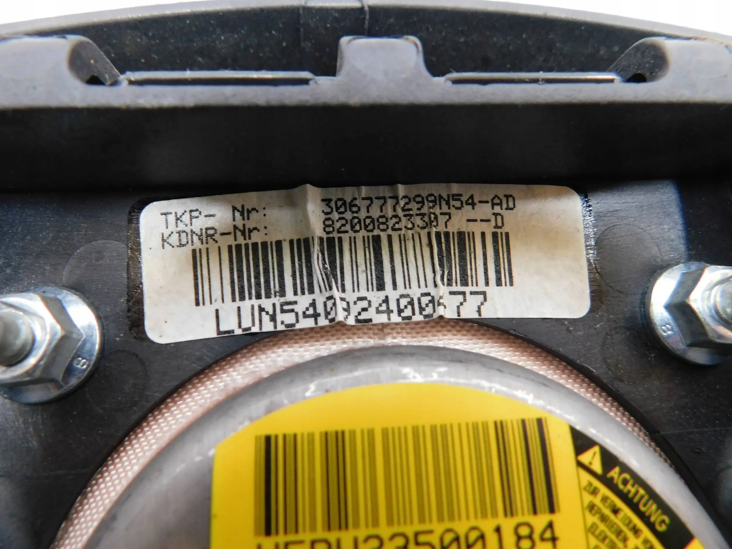 VOLANTOVÝ AIRBAG DACIA LOGAN I