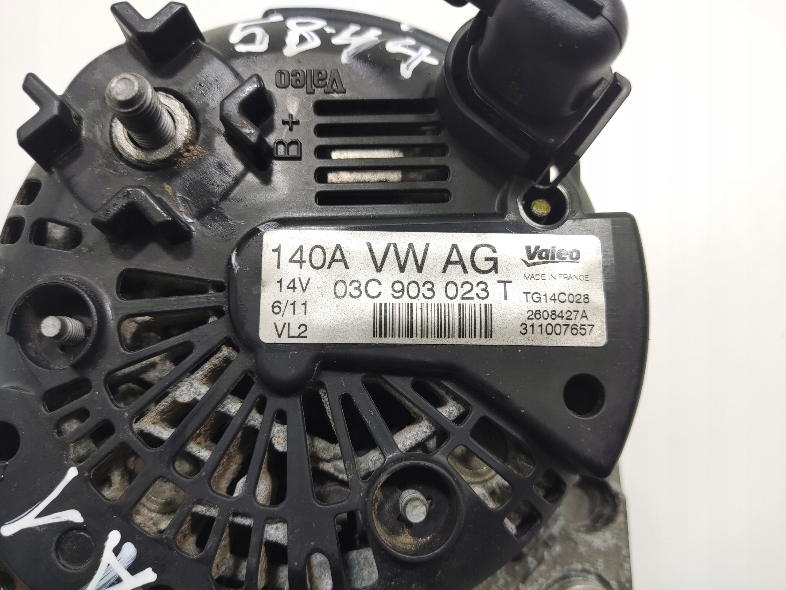 ALTERNÁTOR AUDI A1 I 8X 1.4 TFSI 2010-2014 03C903023T