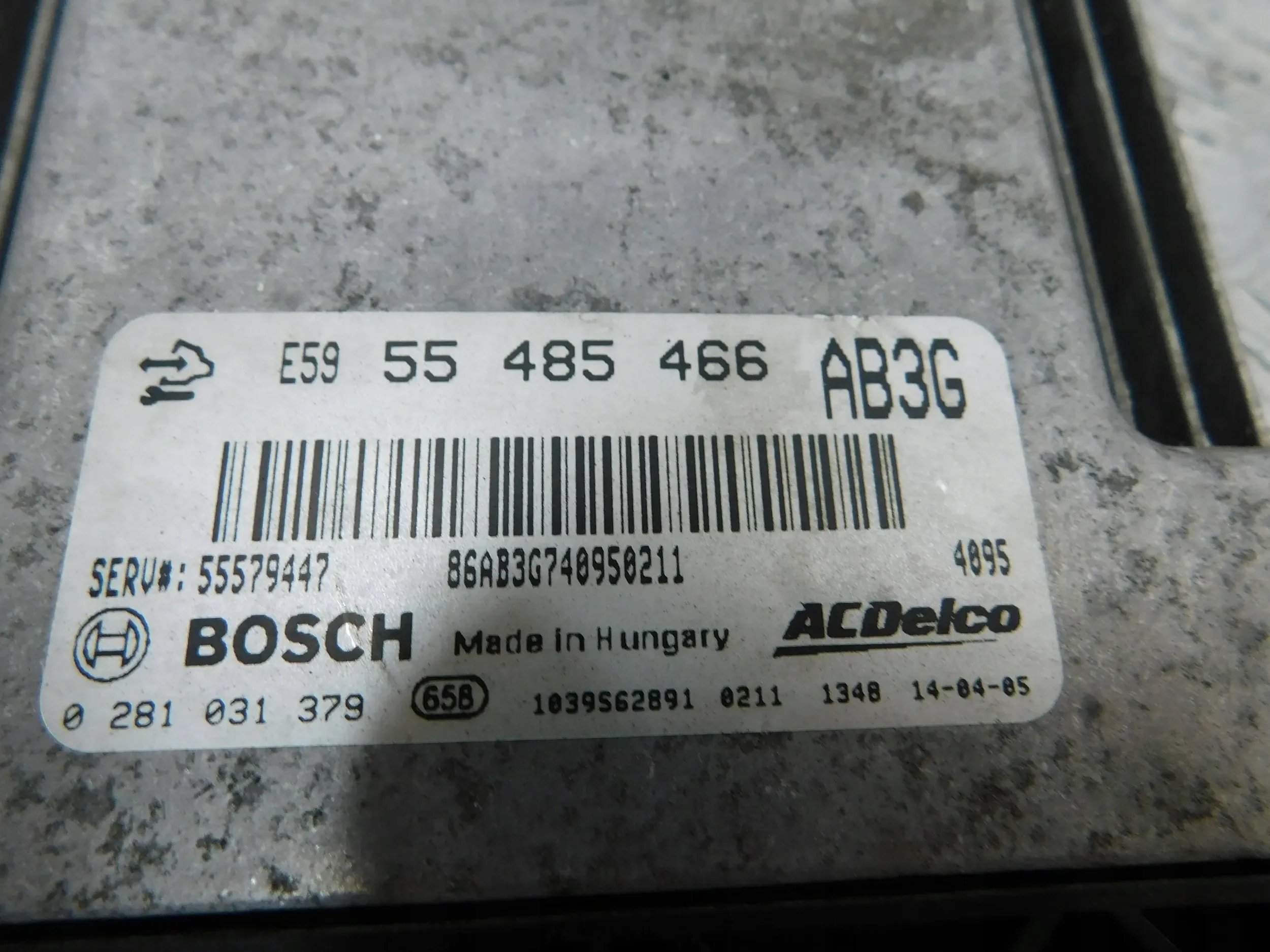 RIADIACA JEDNOTKA MOTORA OPEL MERIVA B 1.3 CDTI