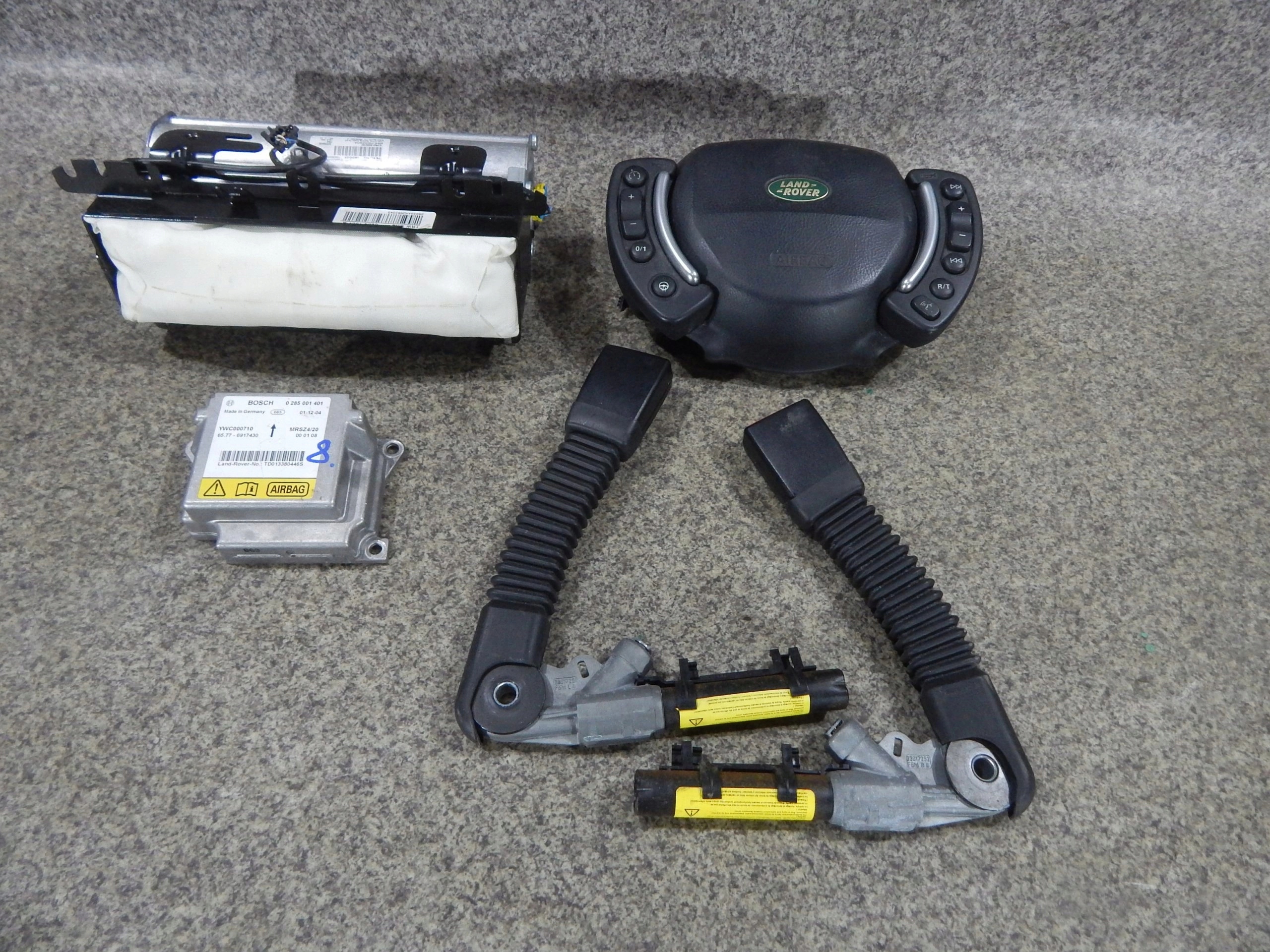 RANGE ROVER VOGUE L322 AIRBAGY BEZPECNOSTNE PASY
